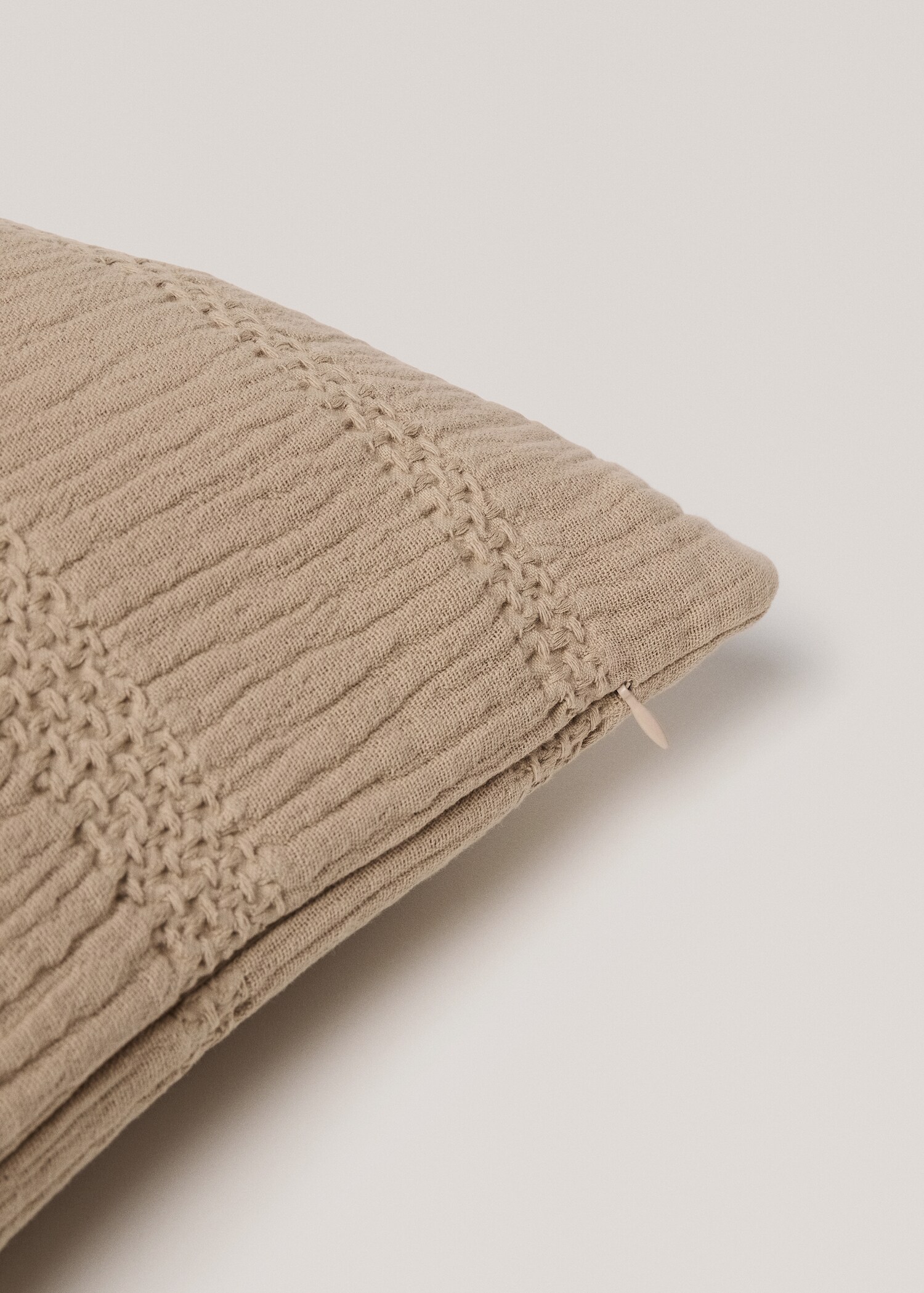Housse coussin coton texturé - Détail de l'article 1