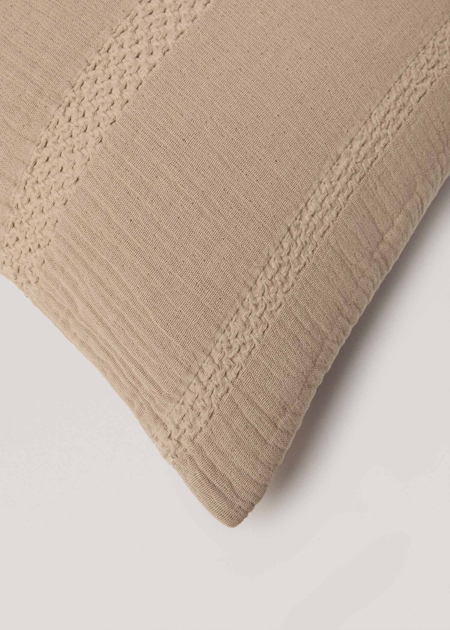 Housse coussin coton texturé - Détail de l'article 3