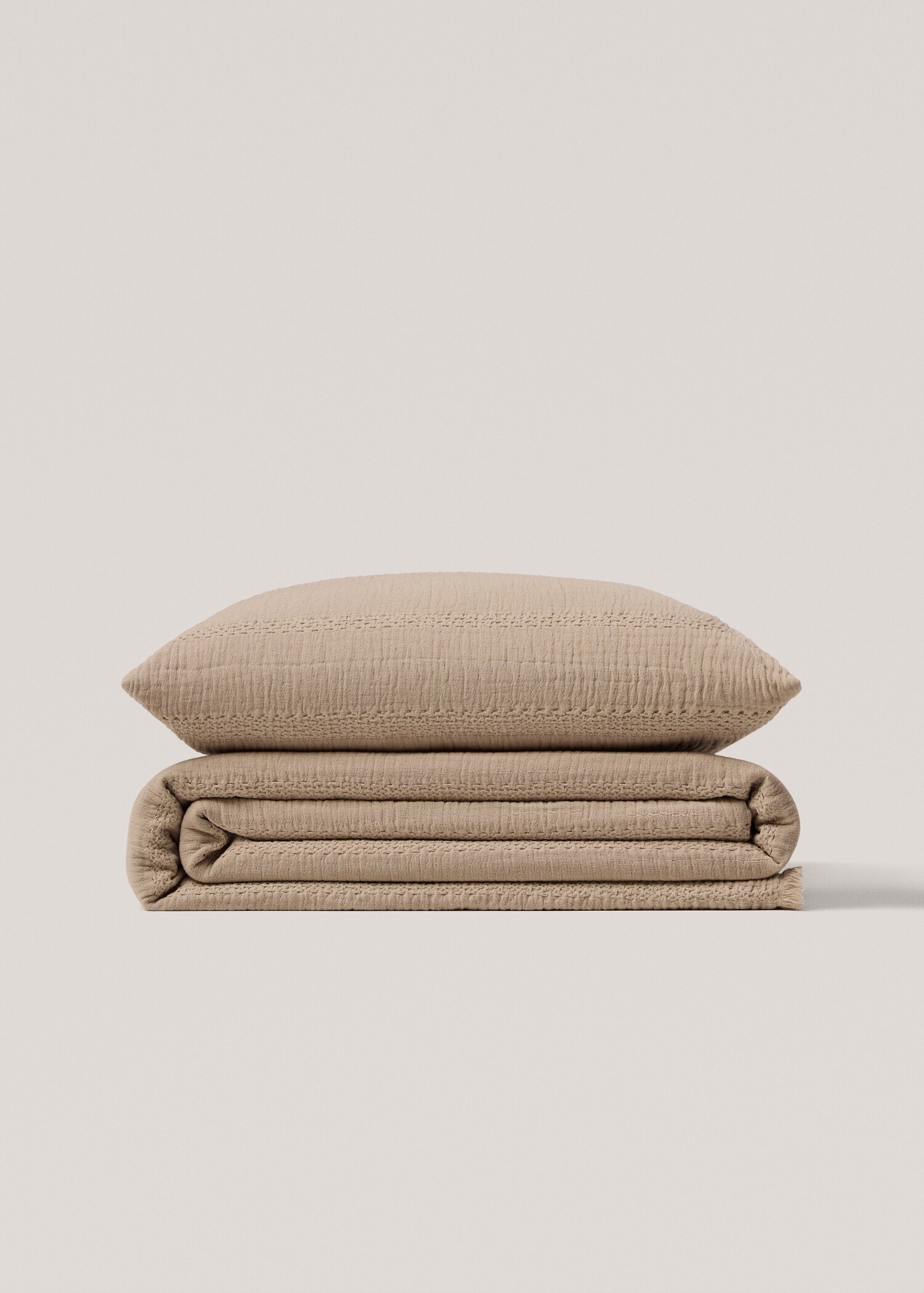 Housse coussin coton texturé - Détail de l'article 4
