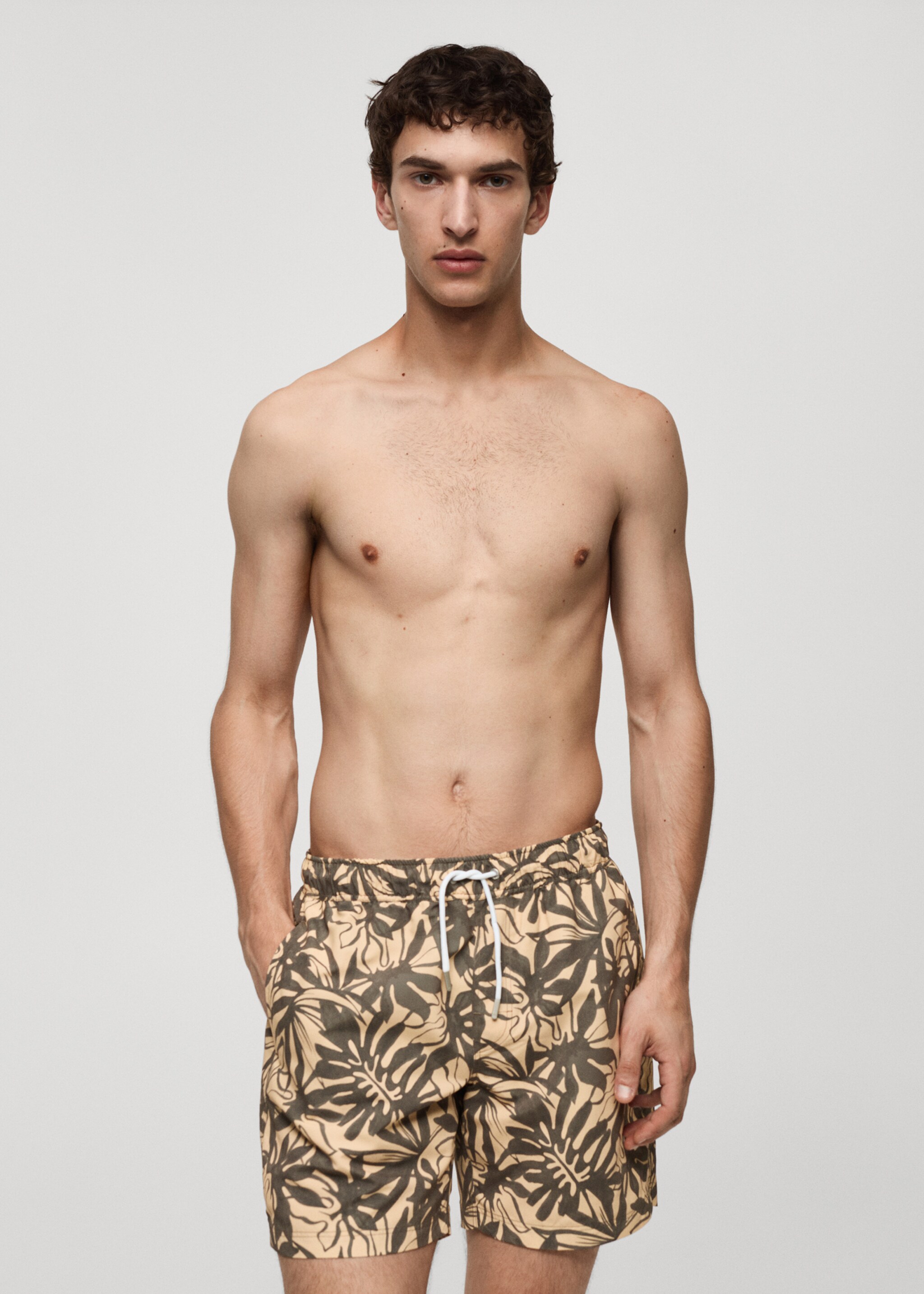 Floral print swimsuit - Medium plane