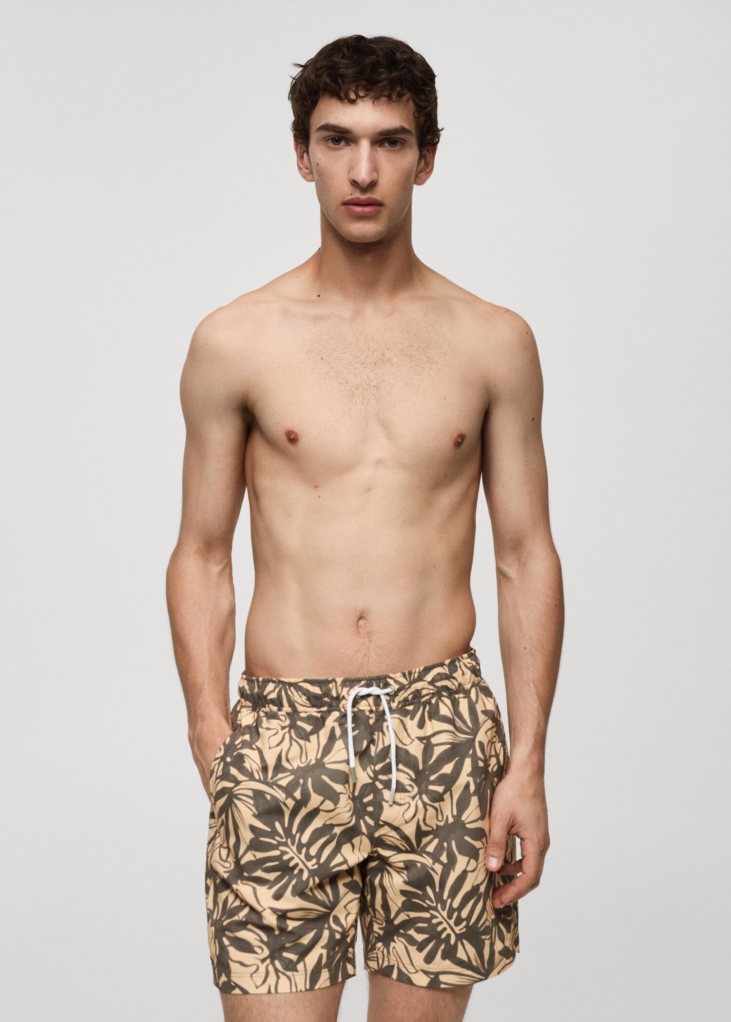 Floral print swimsuit - Medium plane