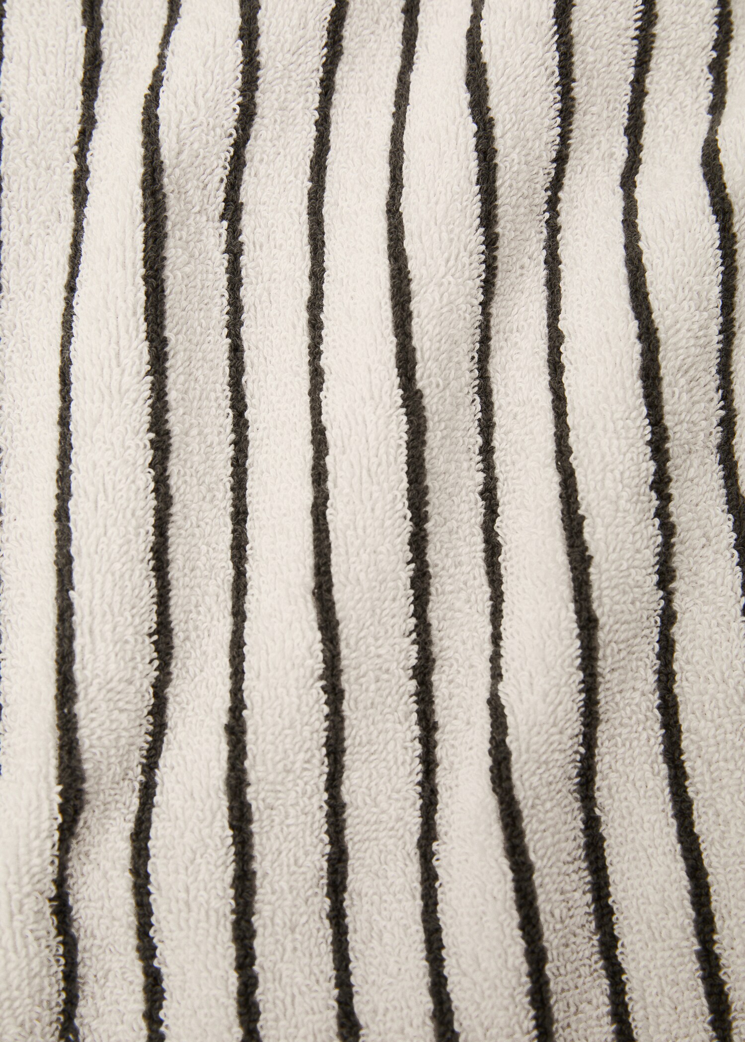 Striped bath towel 90x150cm - Details of the article 1