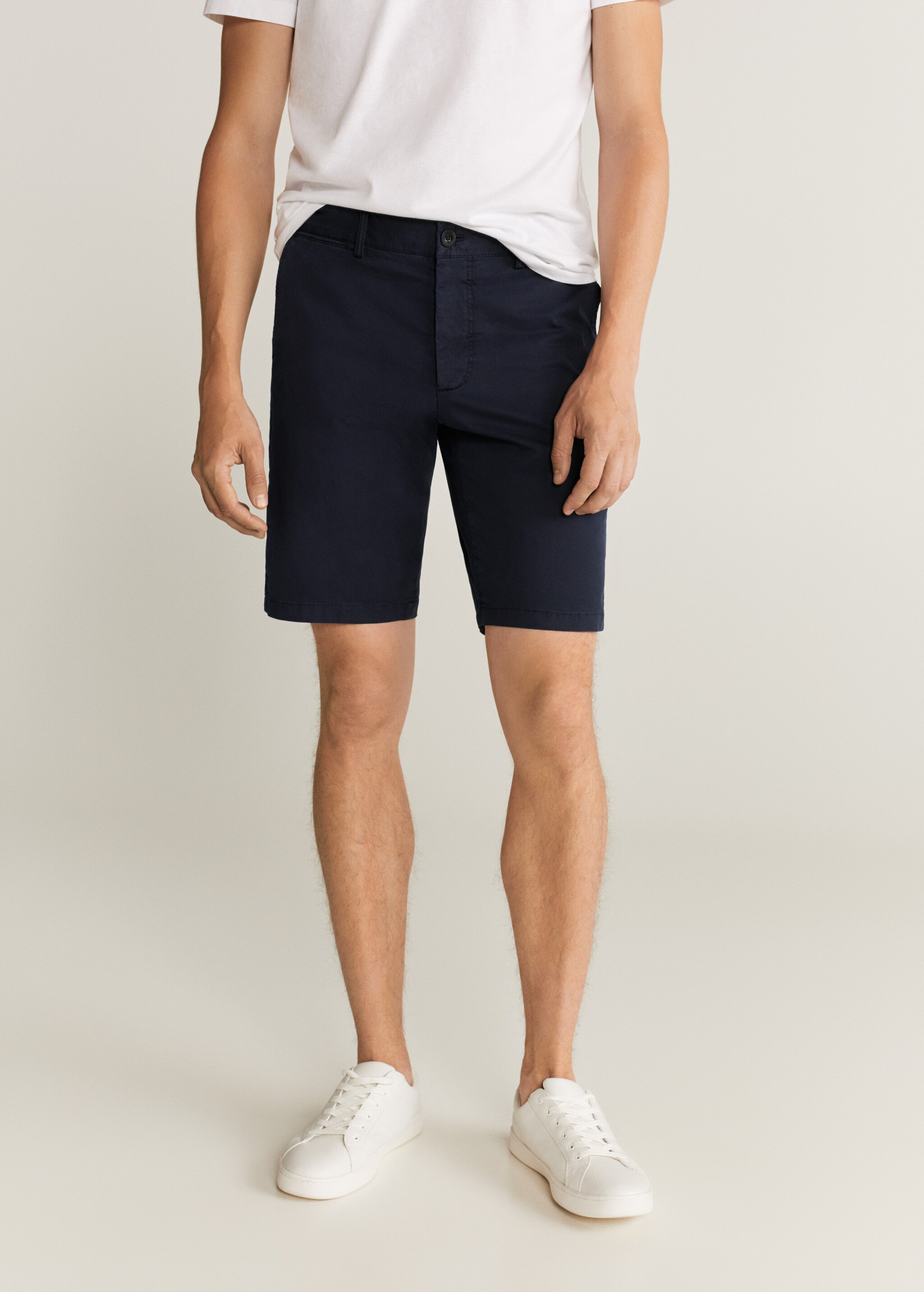 Bavlněné bermudy chino slim fit - Detail zboží 1