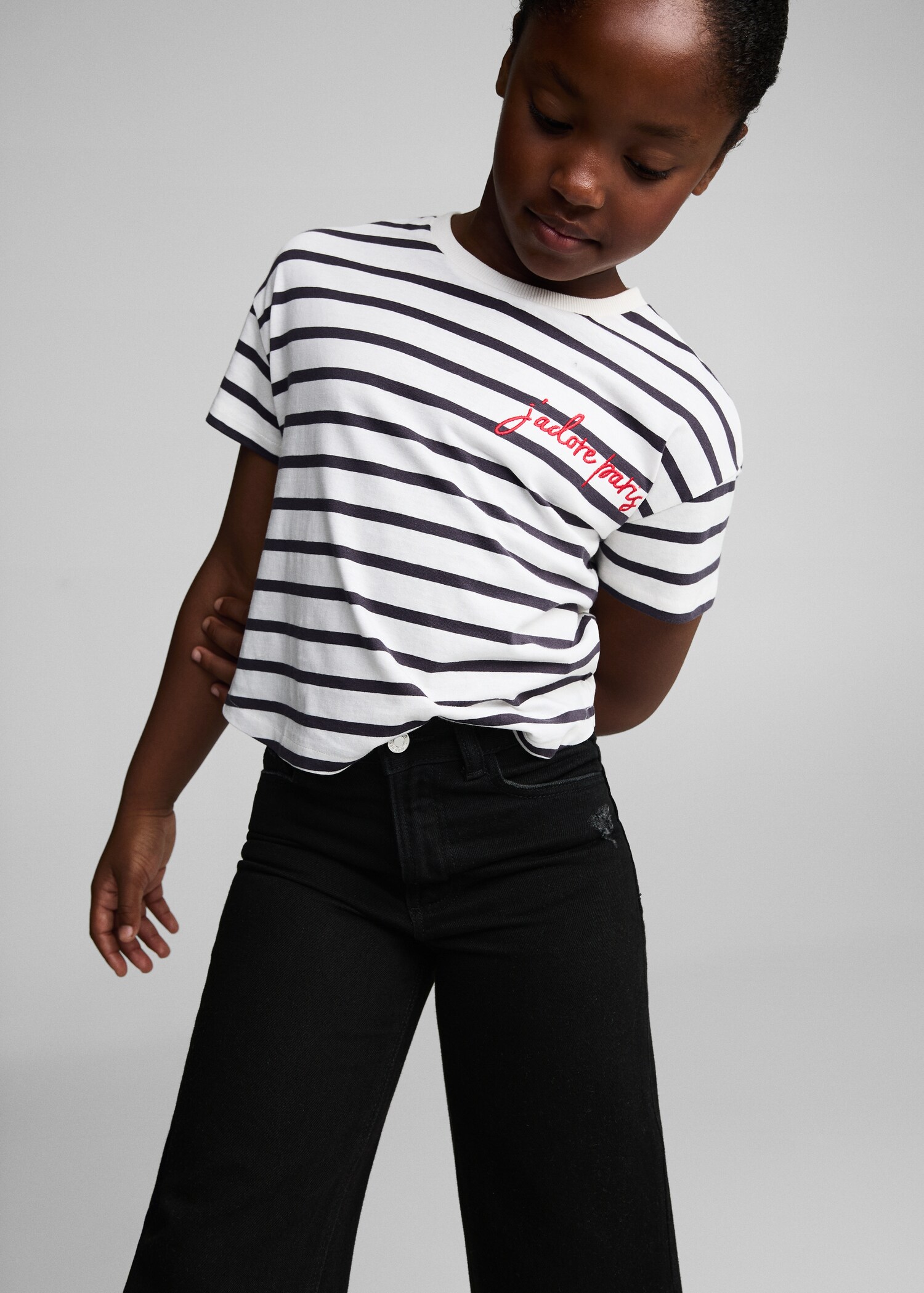 Culotte-Jeans - Mittlere Ansicht