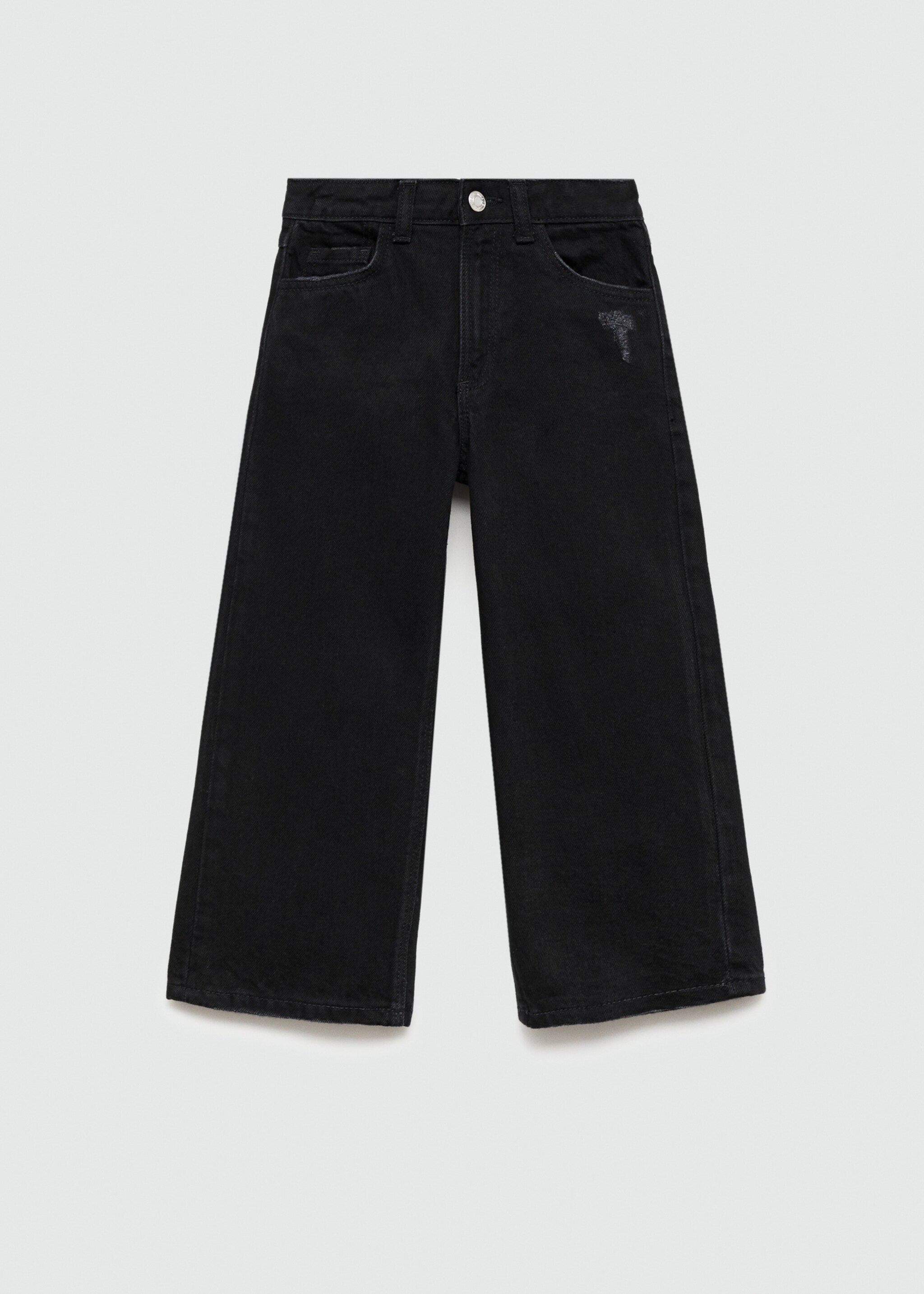 Jeans culotte - Artículo sin modelo, Denim negro. Ref: 77011010-00.