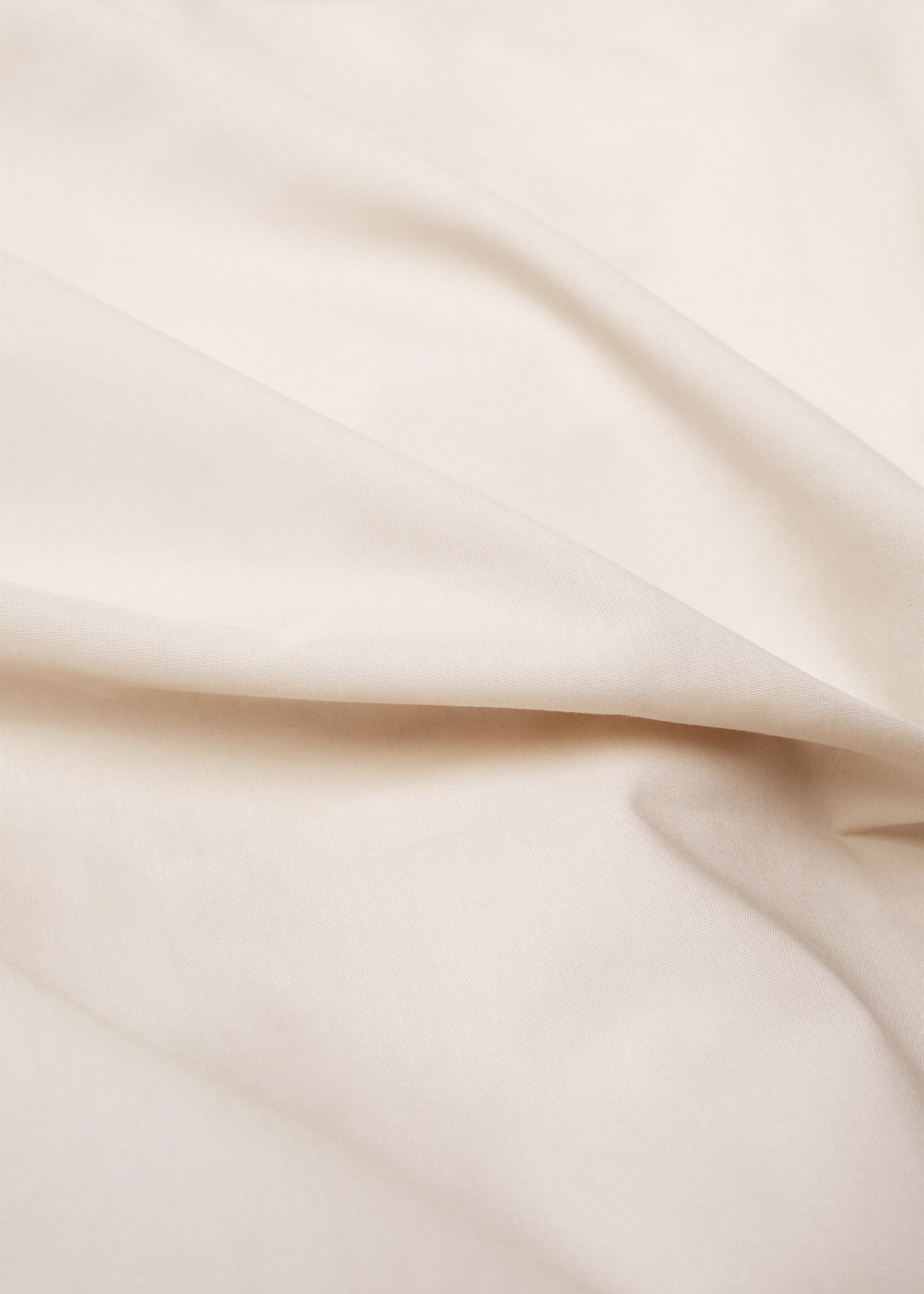 Cotton duvet cover for 150/160cm bed - Details of the article 2, Beige. Ref: 77011020-00.