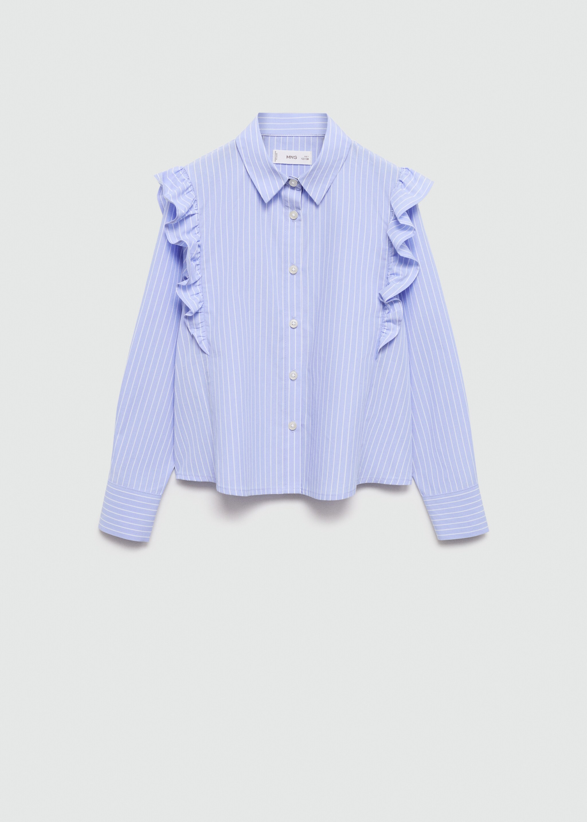 Ruffled cotton shirt - Article without model
