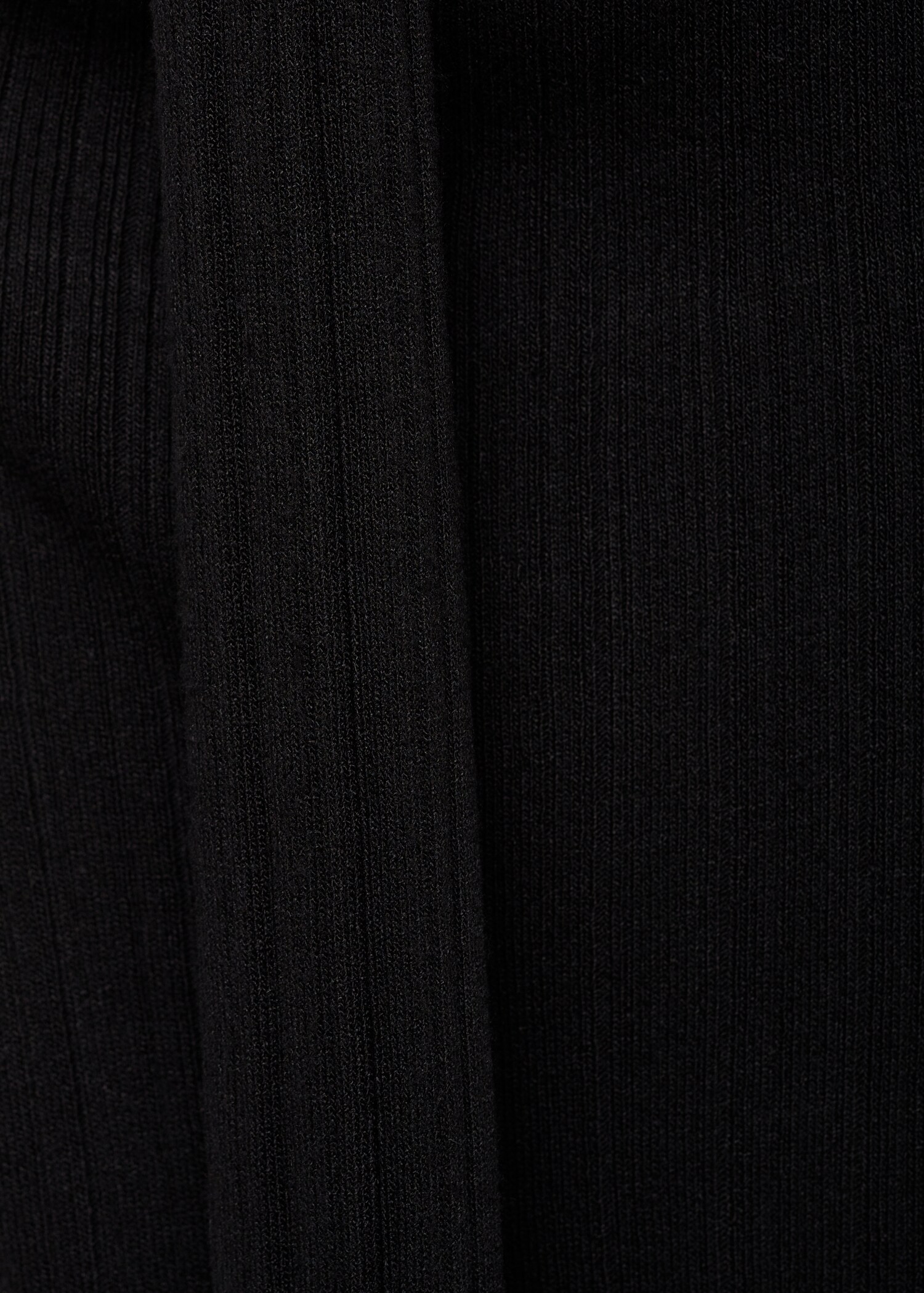 Knitted dress with neck tie - Details of the article 0
