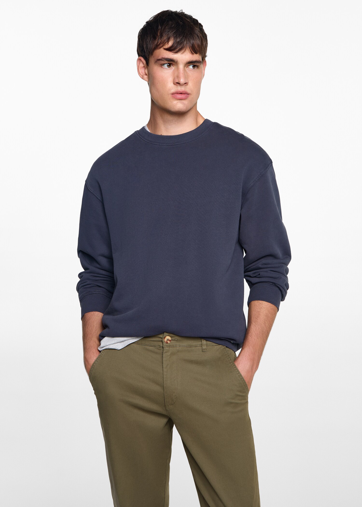 Pantalons xinesos cotó - Pla mig