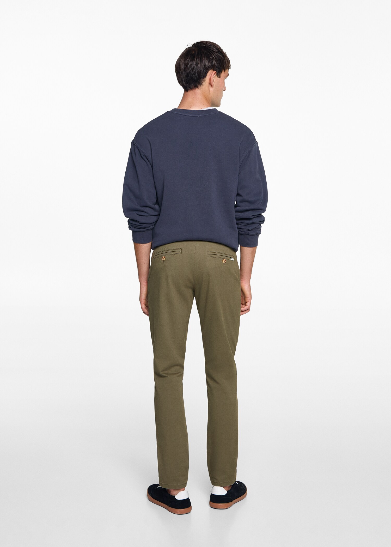 Pantalons xinesos cotó - Revers de l'article