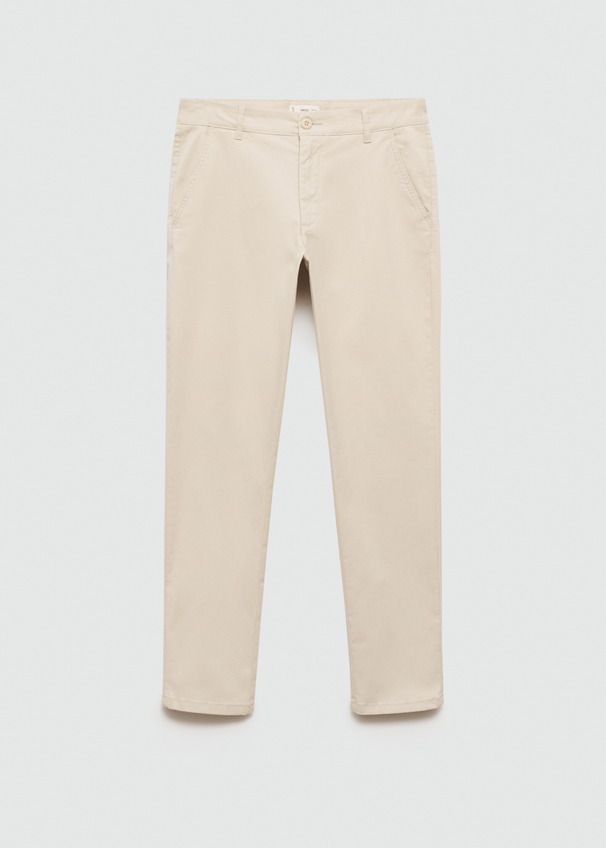 Chinohose aus Baumwolle - Artikel ohne Model, Eisgrau. Ref: 77011511-00.