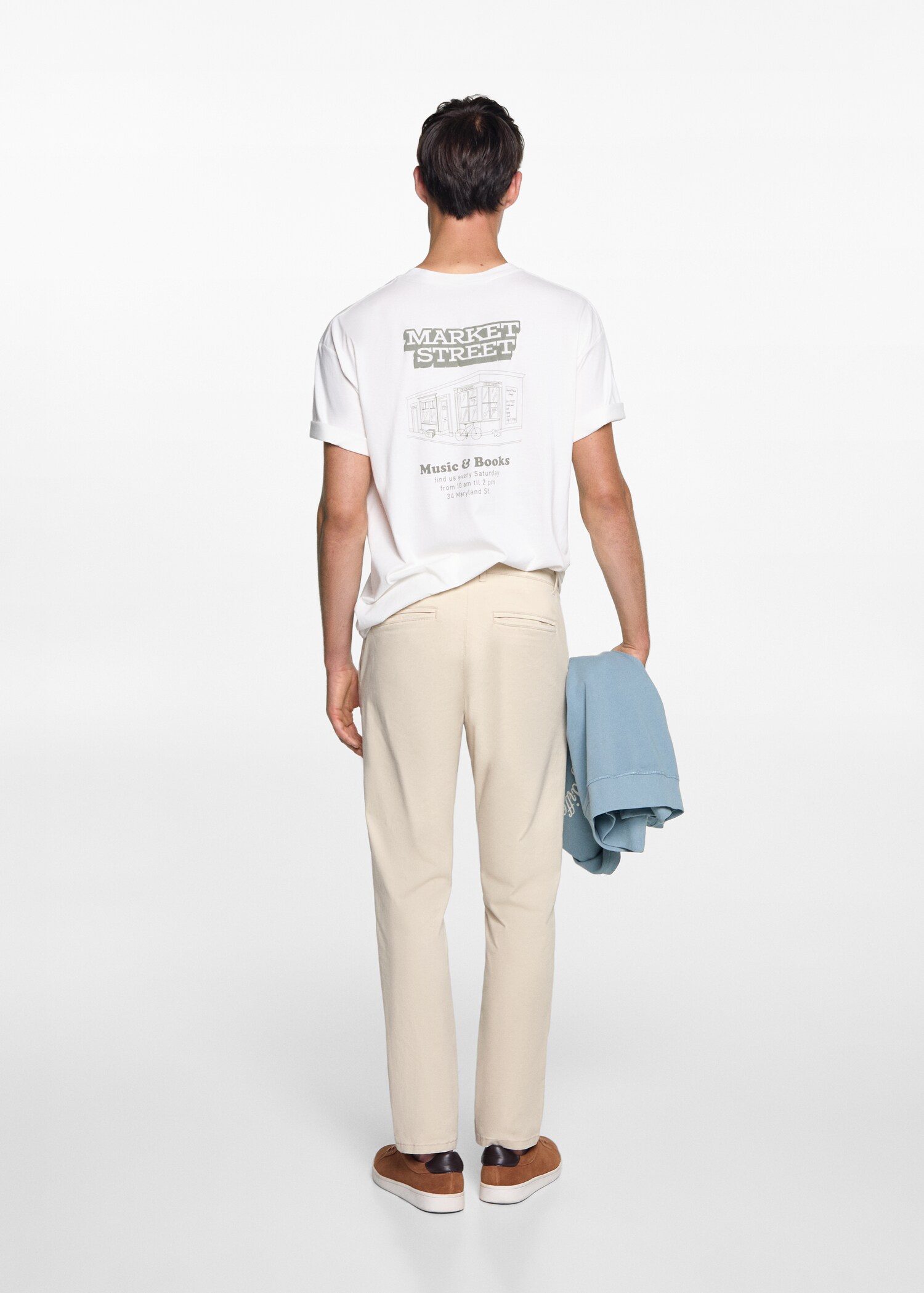 Pantalon chino coton - Verso de l’article