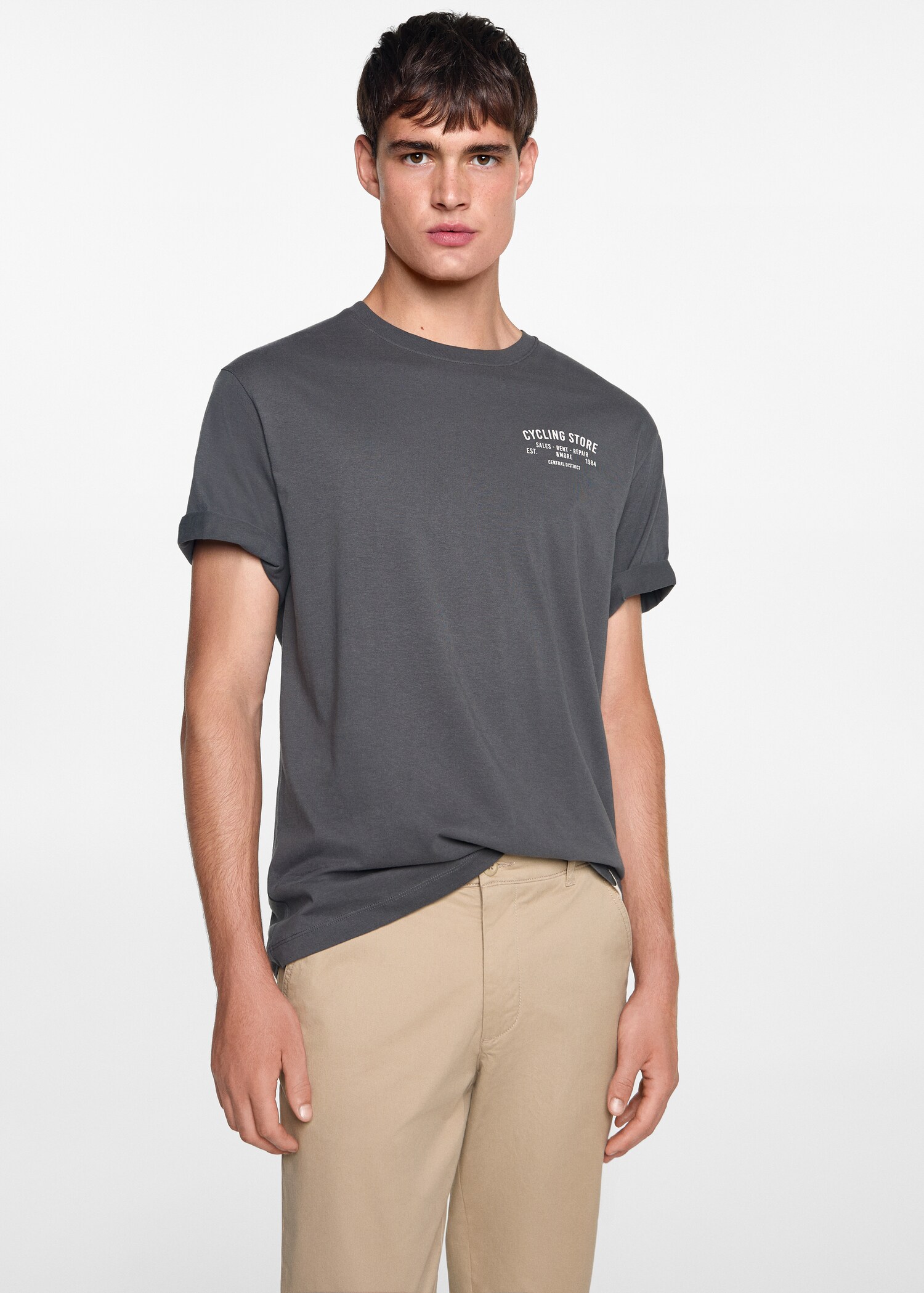 Pantalon chino coton - Plan moyen