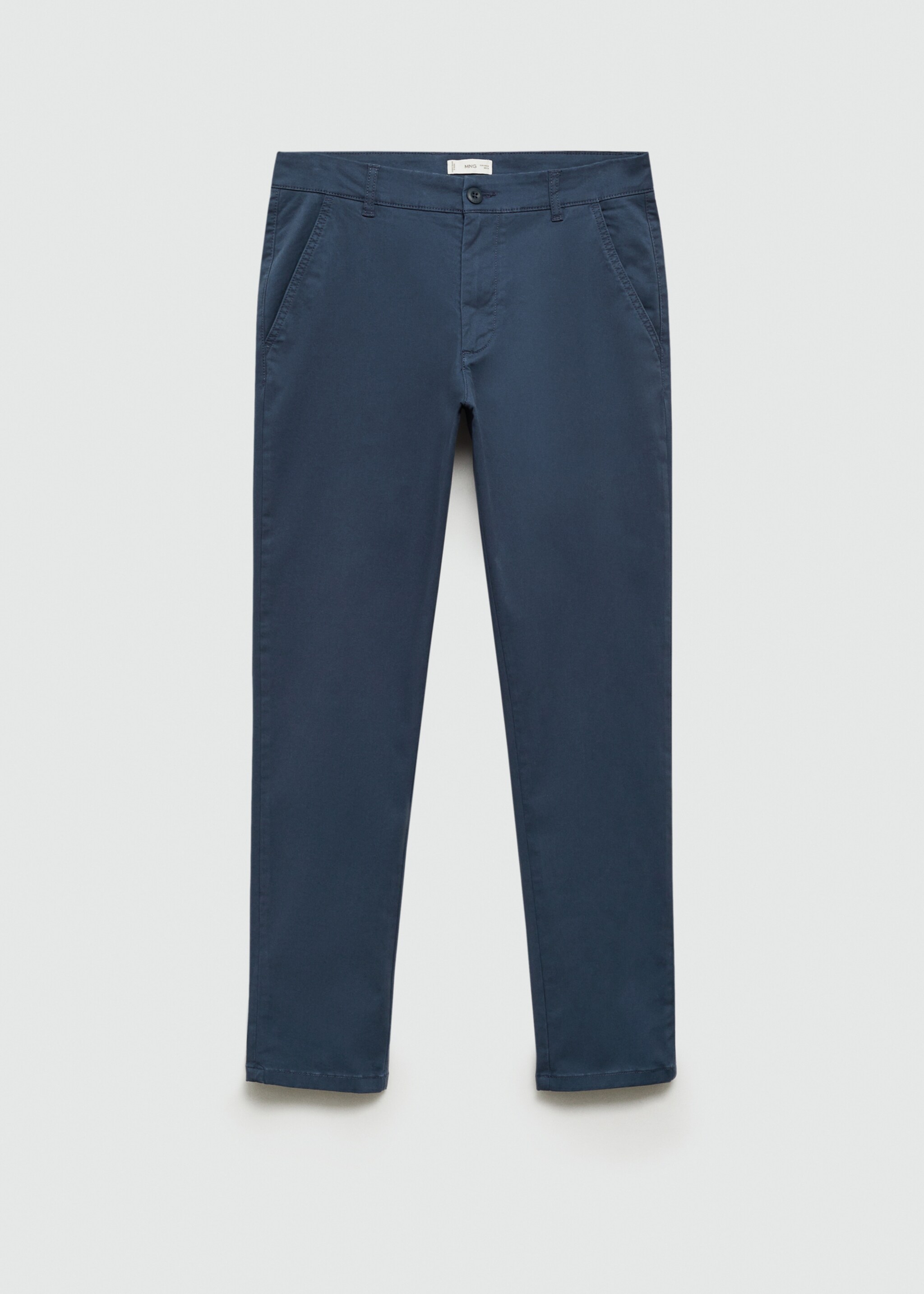 Chinohose aus Baumwolle - Artikel ohne Model, Dunkles Marineblau. Ref: 77011511-00.