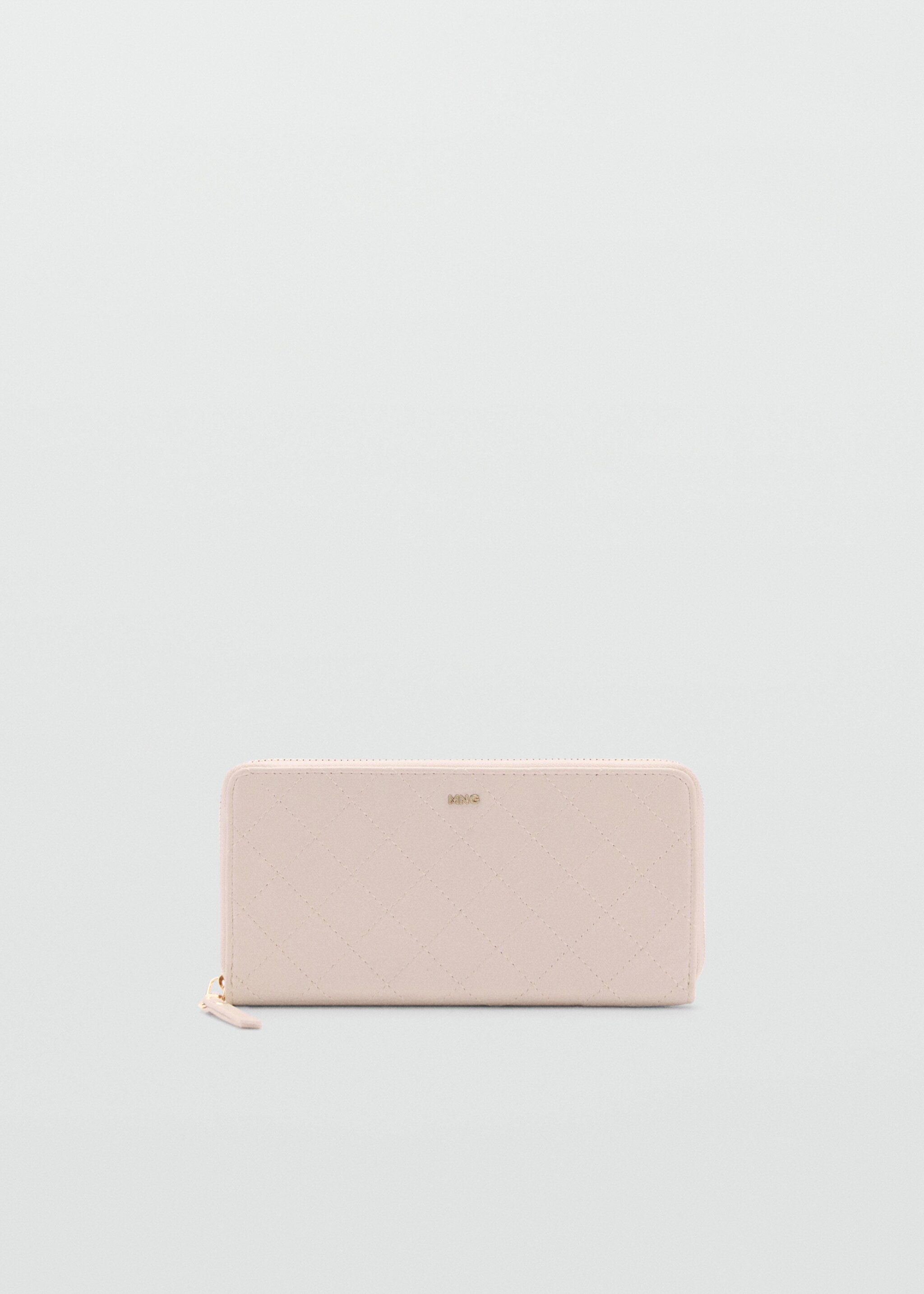 Wallet with decorative stitching - Article without model, Off White. Ref: 77012010-00.