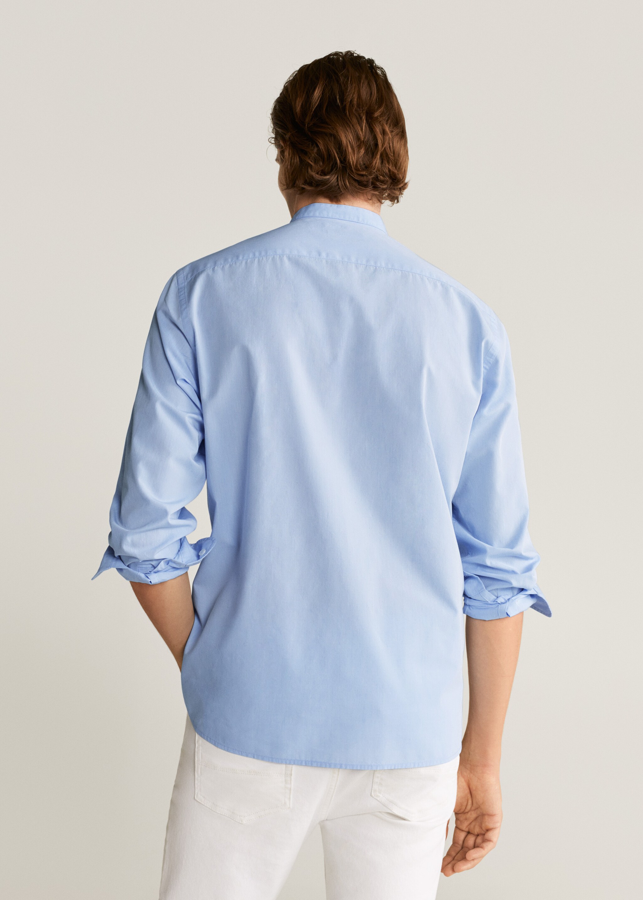 Camisa regular fit algodón - Reverso del artículo