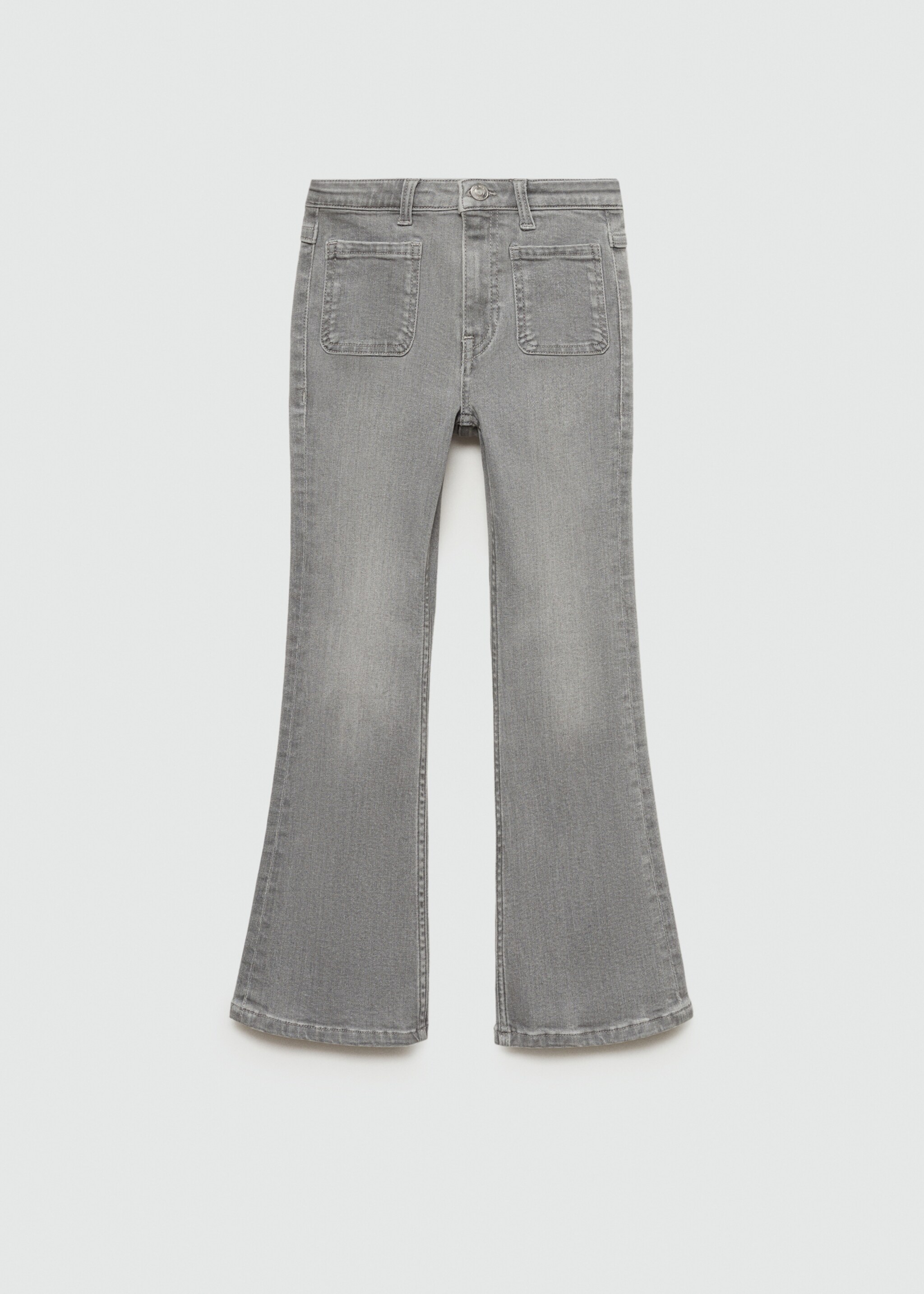 Jeans flare bolsillos - Artículo sin modelo, Gris. Ref: 77012540-00.