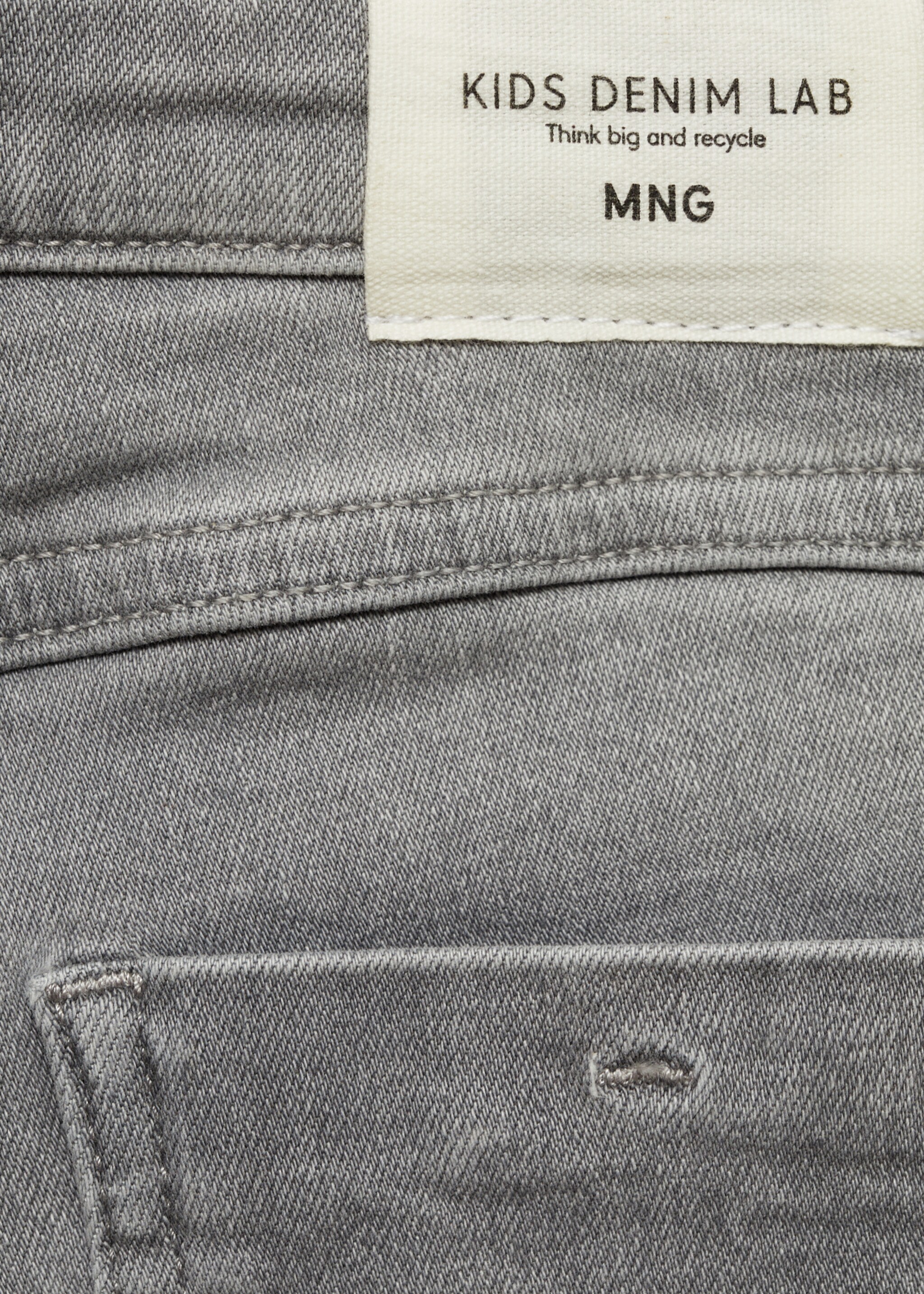 Jeans flare bolsillos - Detalle del artículo 0, Gris. Ref: 77012540-00.