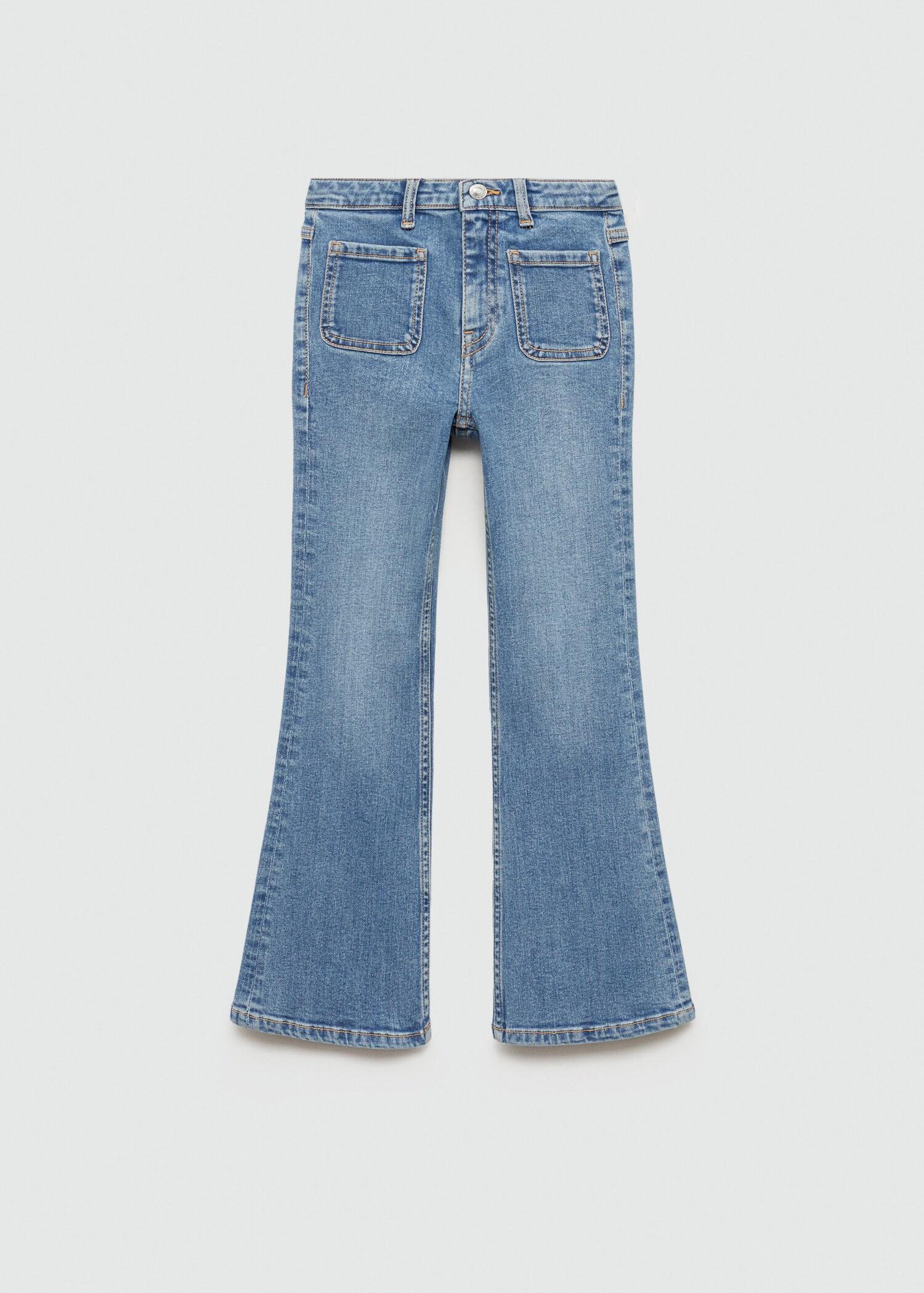Flared jeans with pocket - Article without model