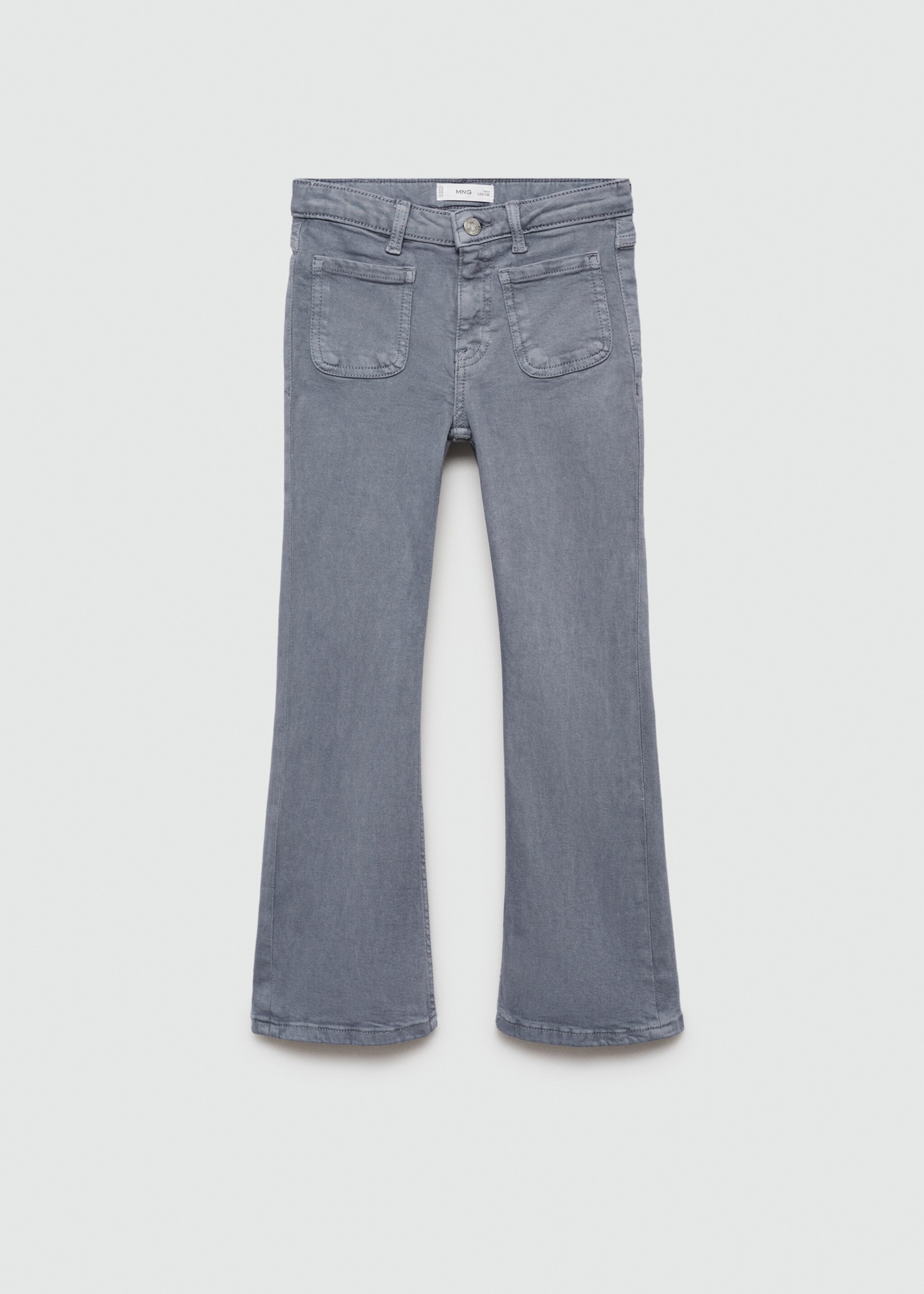 Flared jeans with pocket - Article without model, Blue. Ref: 77012541-00.