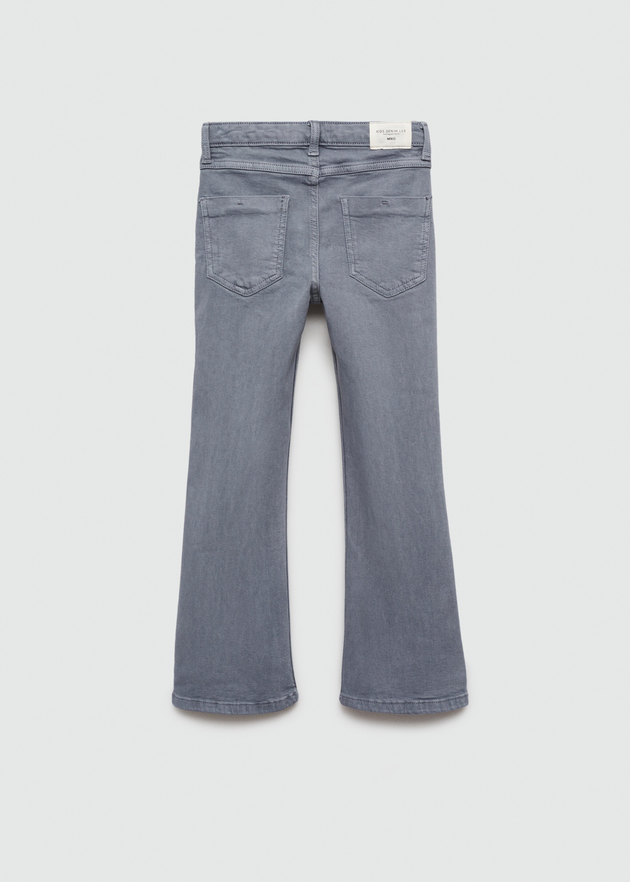 Flared jeans with pocket - Reverse of the article, Blue. Ref: 77012541-00.