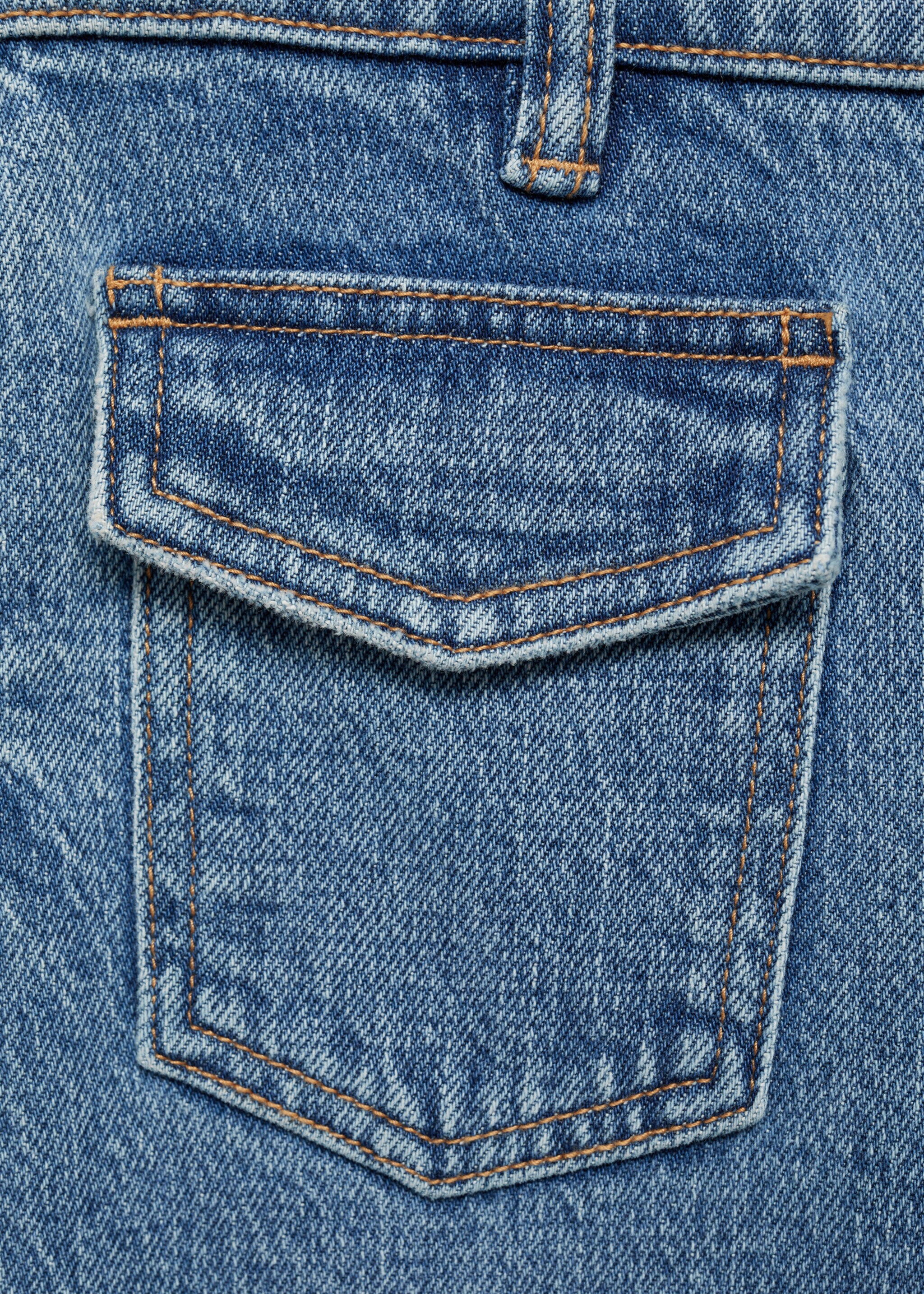 Jean flare poches - Détail de l'article 8, Bleu foncé. Ref: 77012545-00.