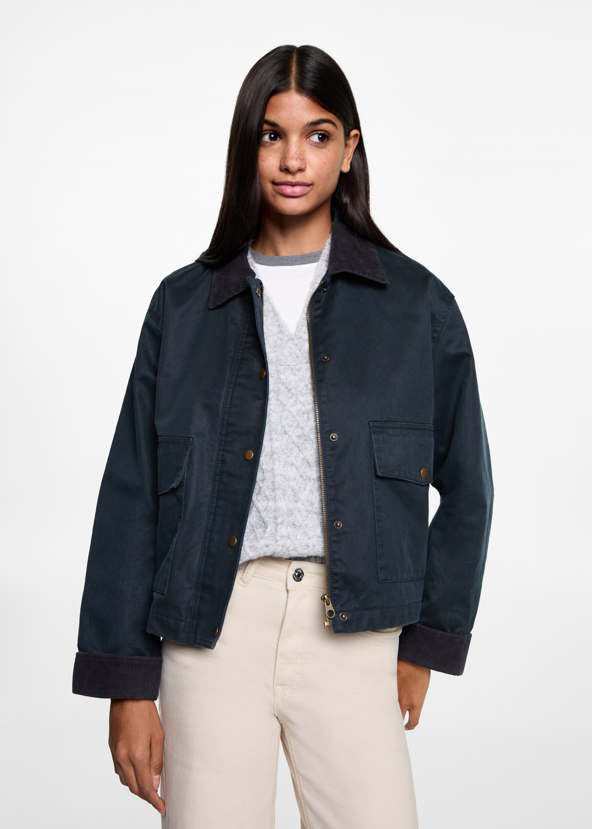 Jeans wide leg - Medium plane
