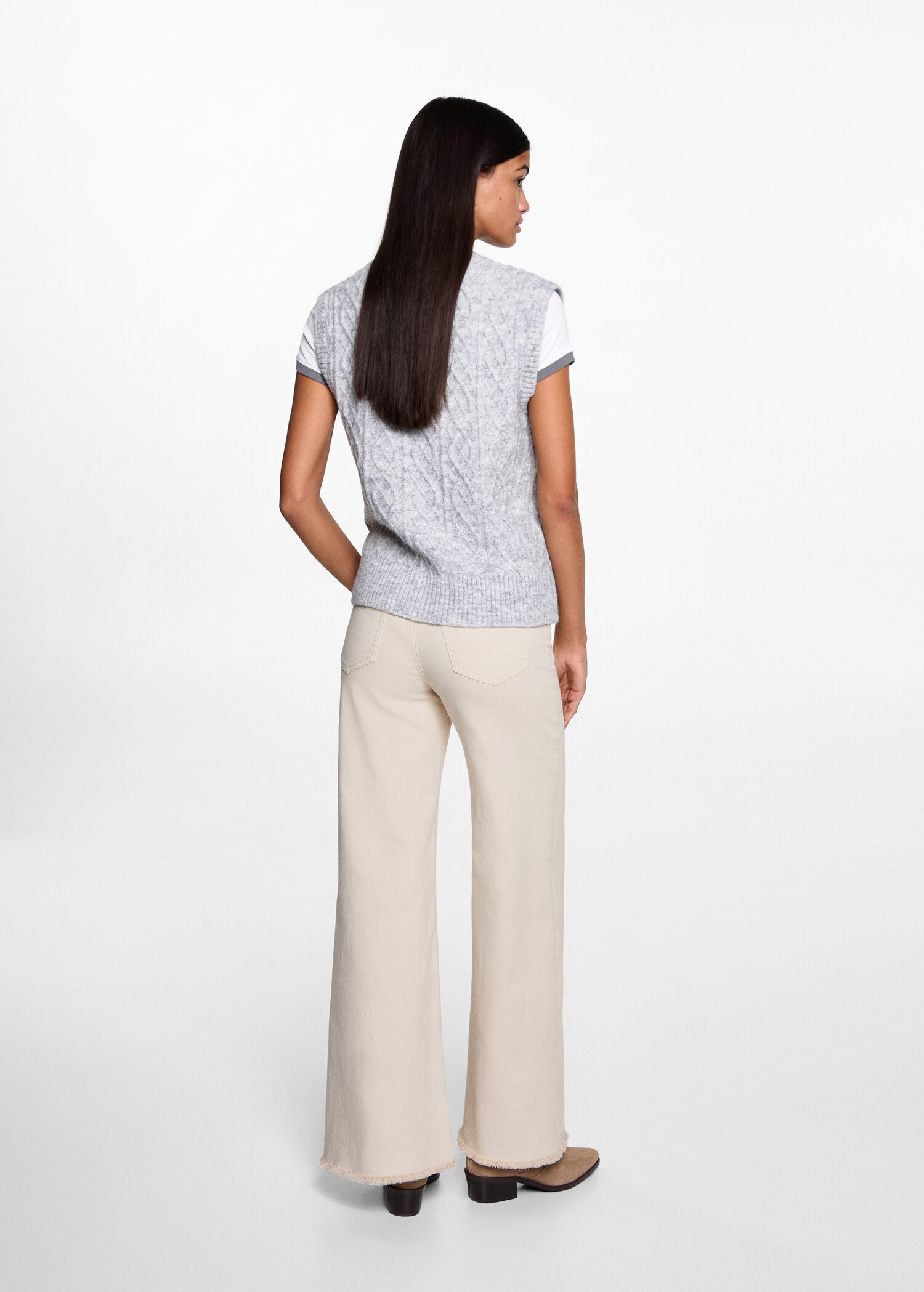 Jeans wide leg - Reverse of the article