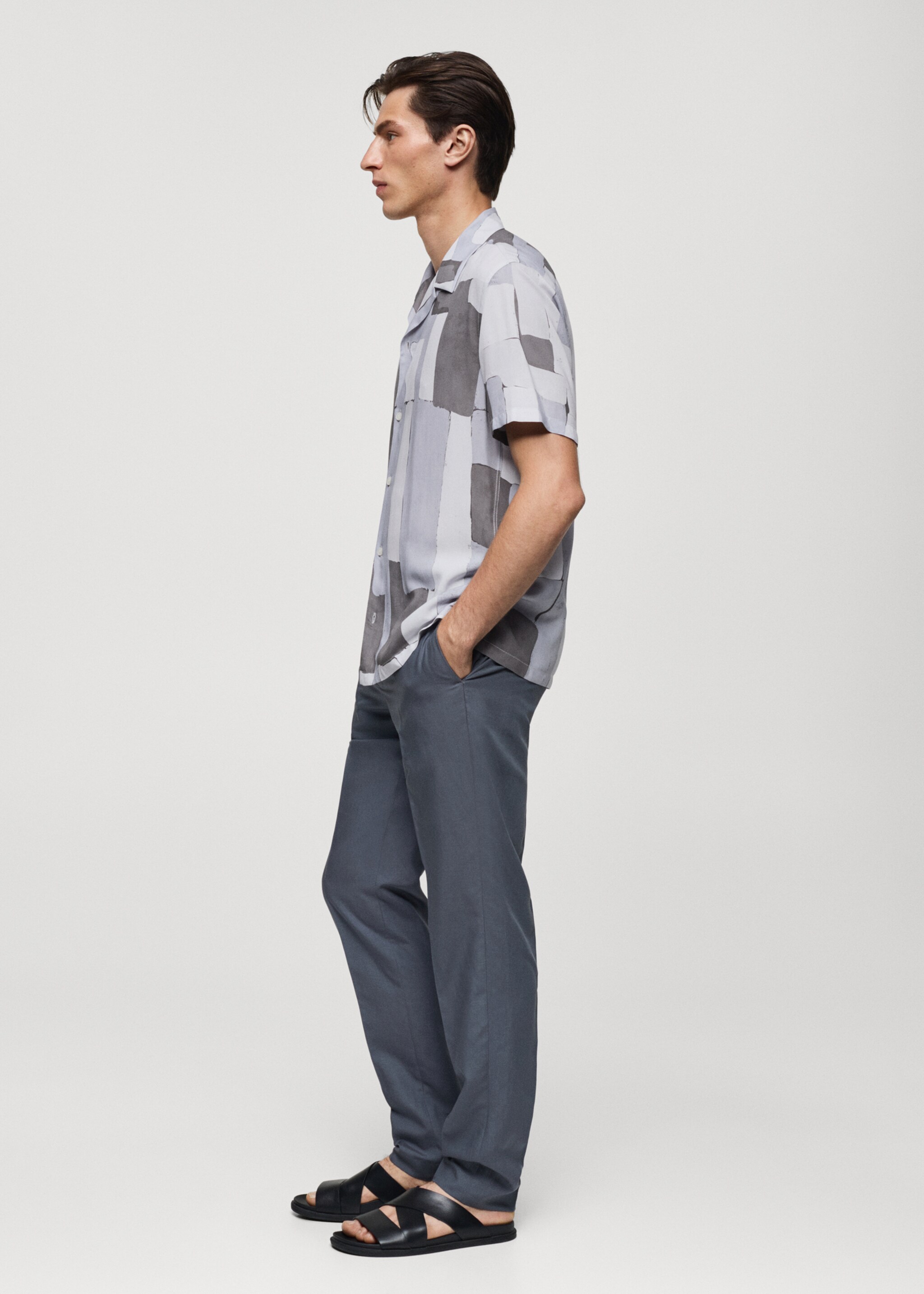 Camicia regular-fit fluida stampata - Dettaglio dell'articolo 2