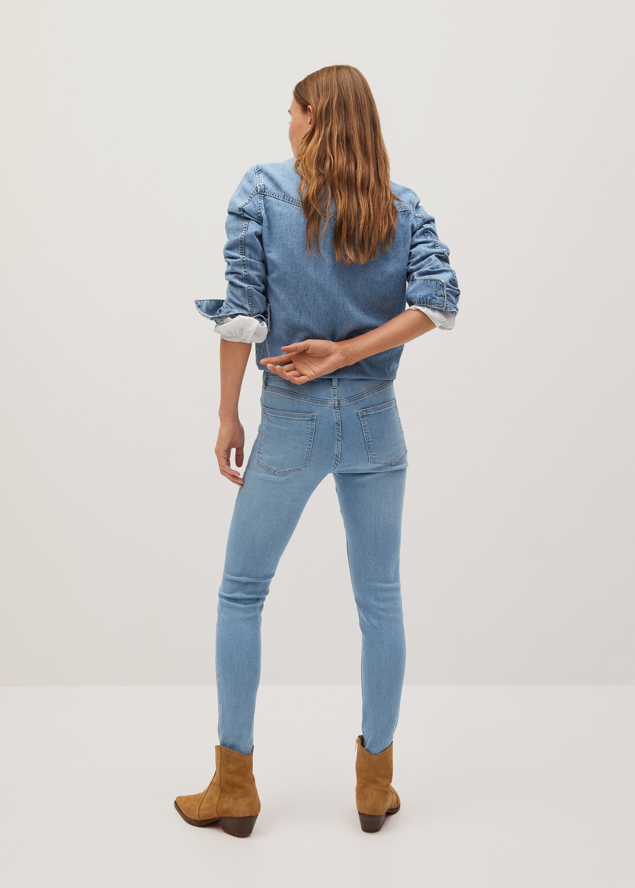 Jeans skinny algodón - Reverso del artículo