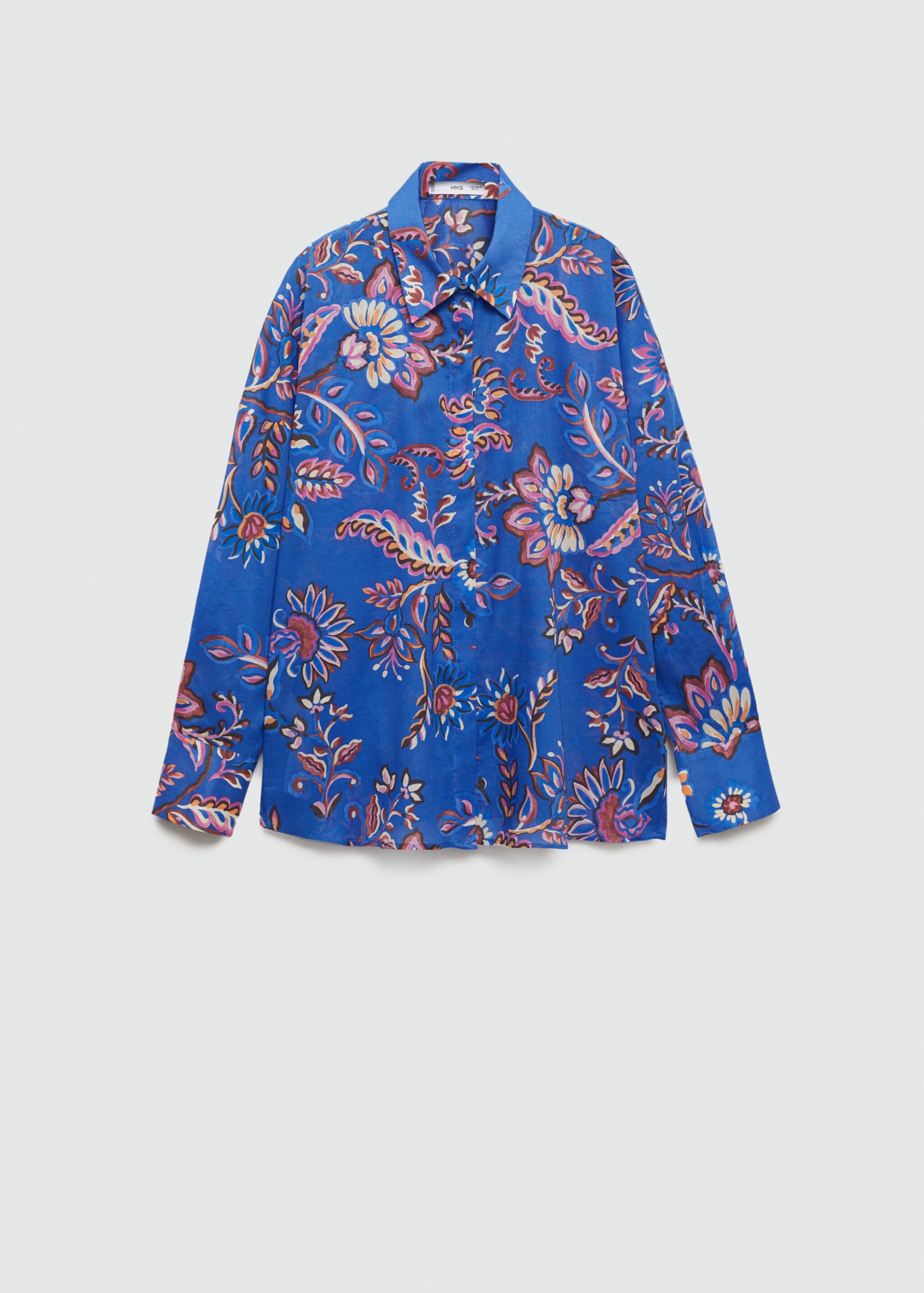 Flowy floral print shirt - Article without model