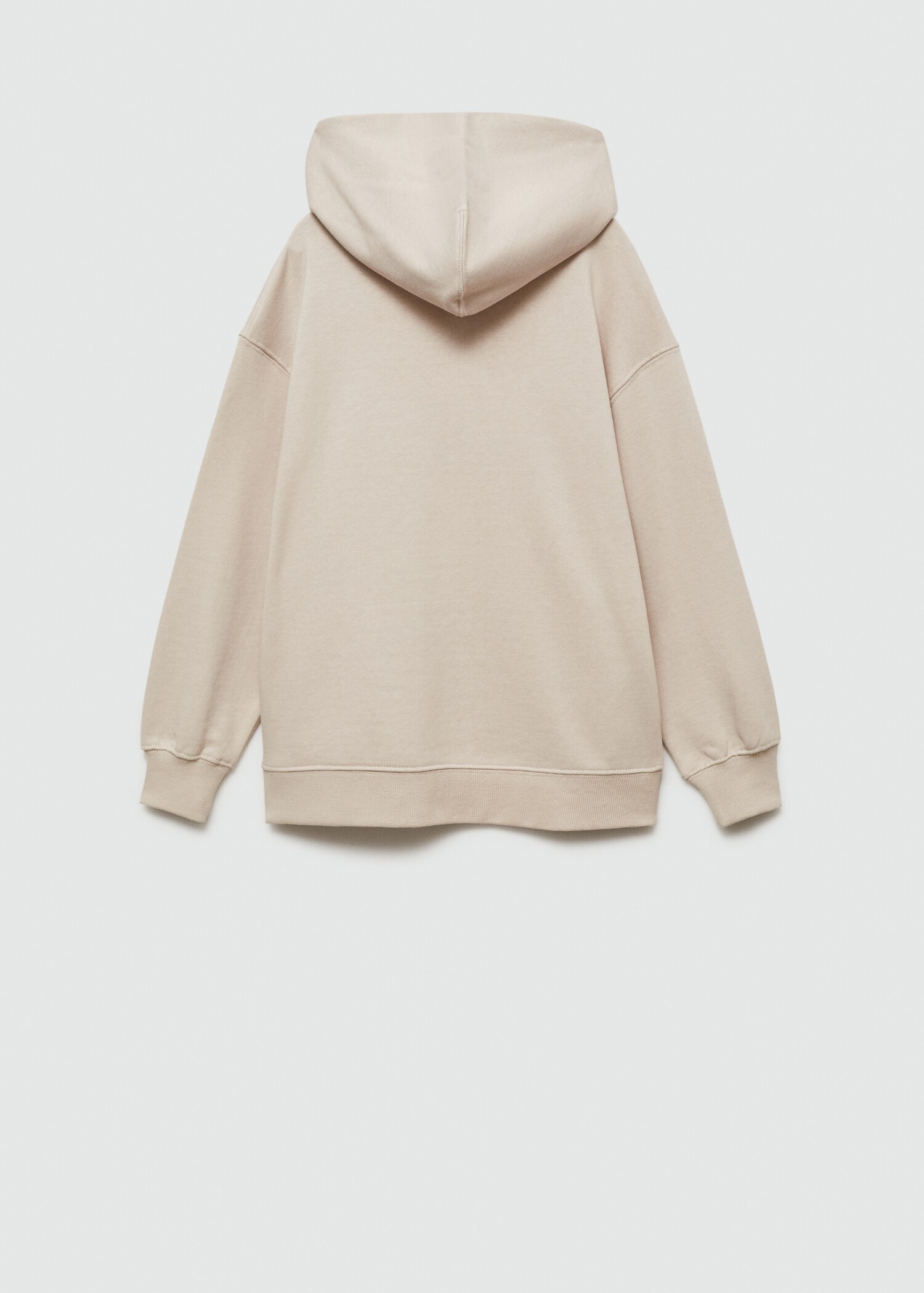 Printed cotton sweatshirt - Reverse of the article