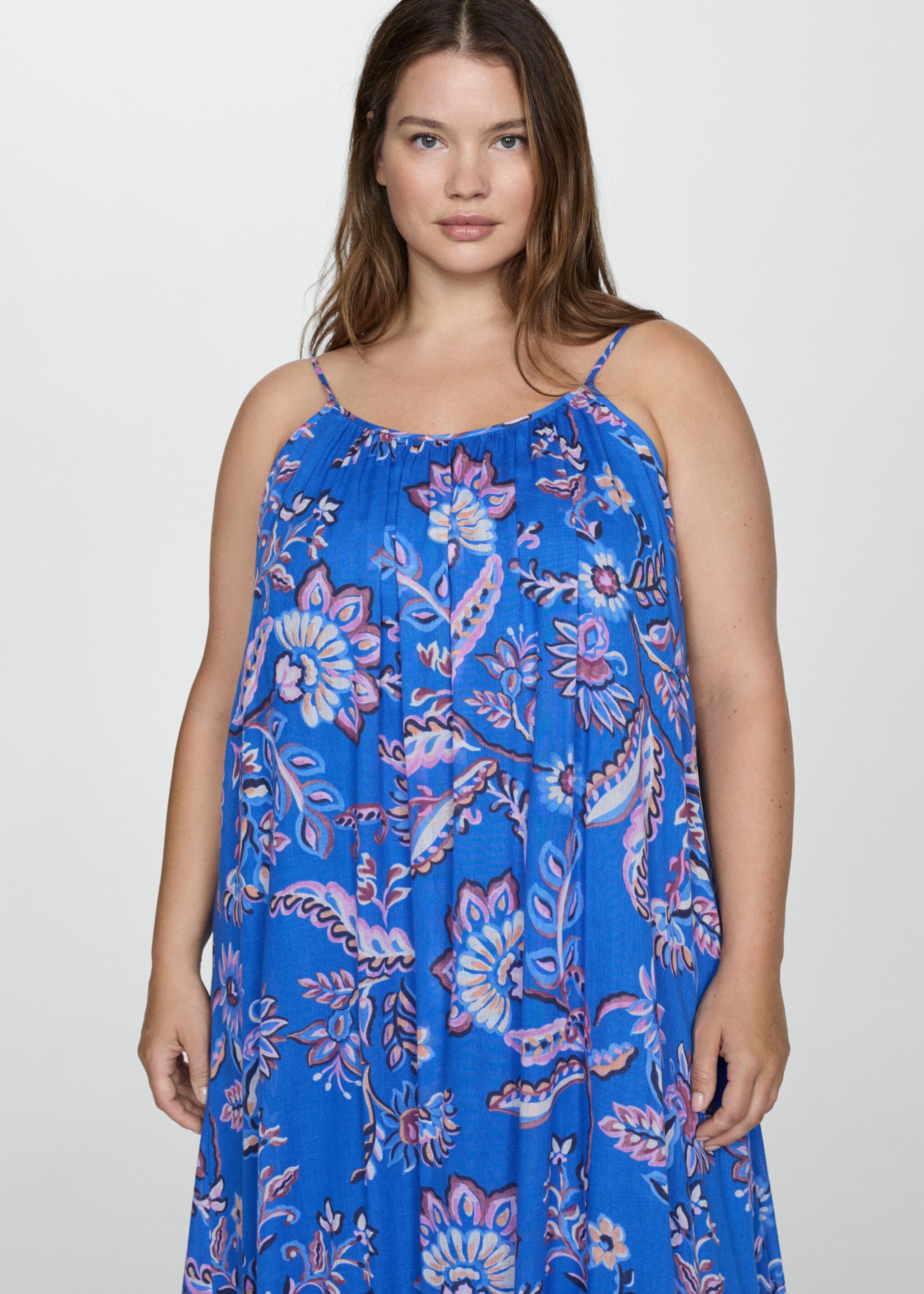 Rochie lungă cu imprimeu floral - Detaliu al articolului 5