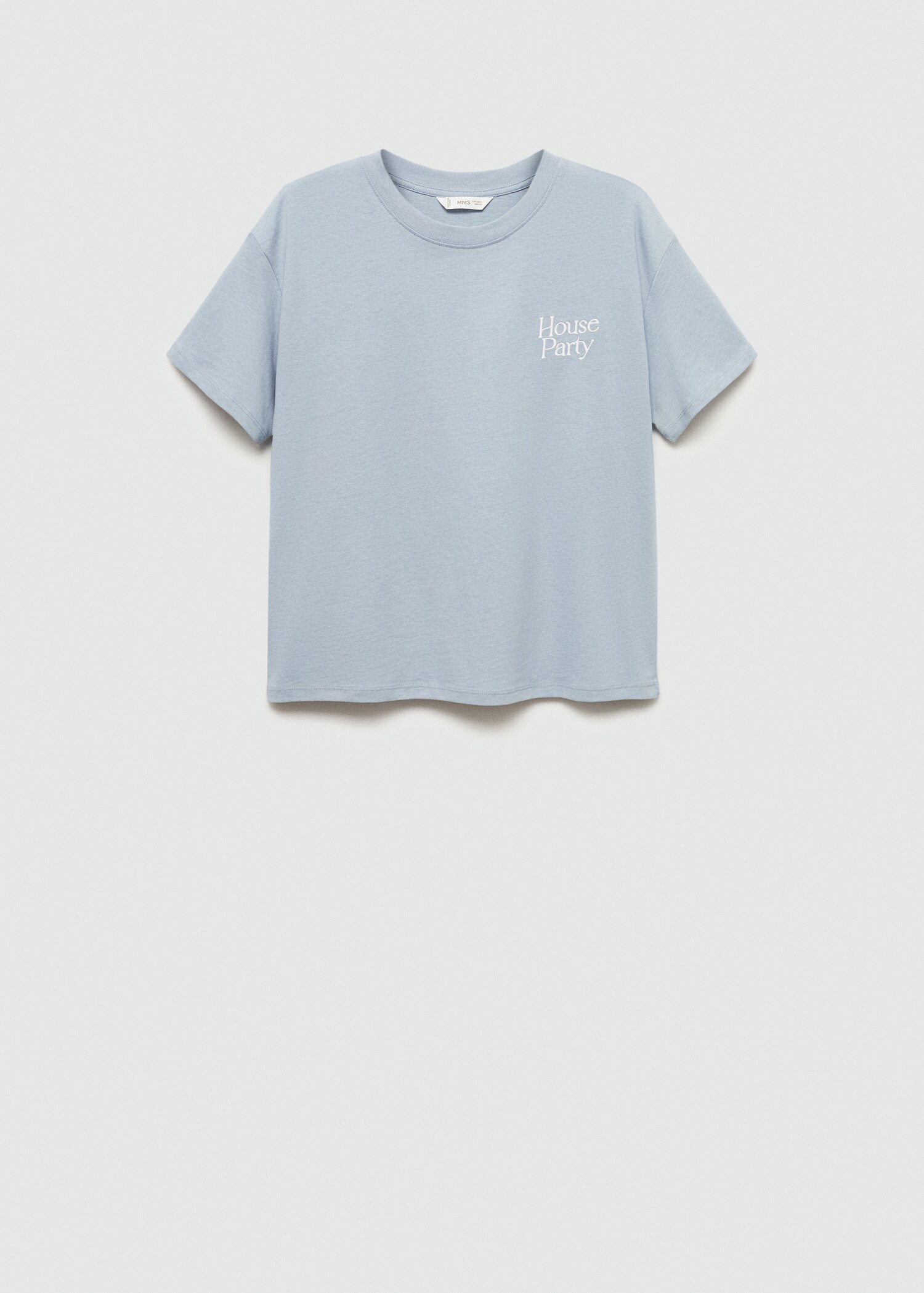 Embroidered message T-shirt - Article without model