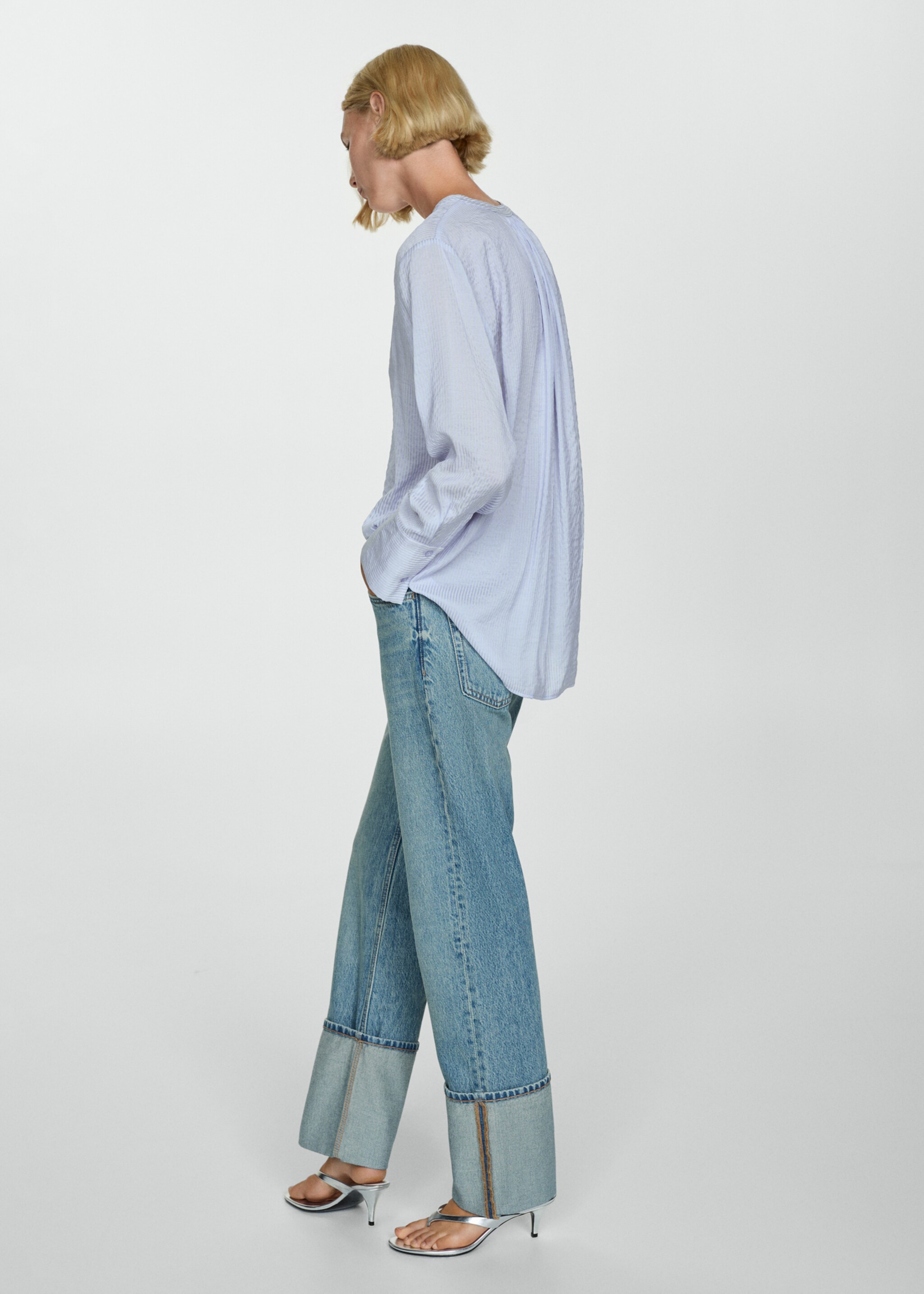 Chemise fluide rayures - Verso de l’article