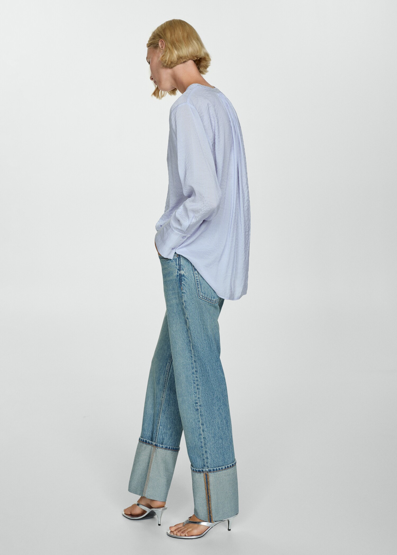 Chemise fluide rayures - Verso de l’article