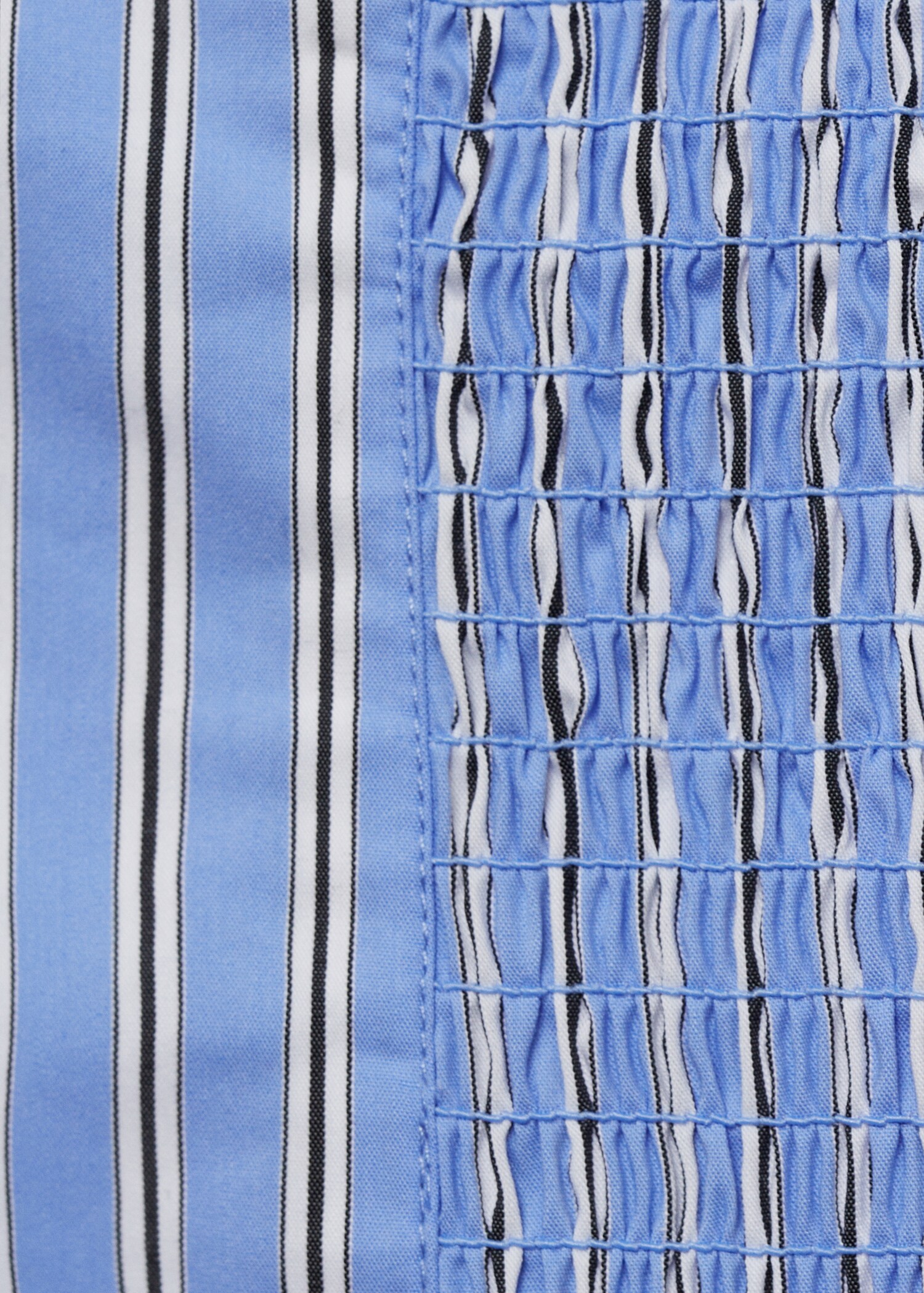 Schulterfreies Top mit Streifen - Detail des Artikels 0