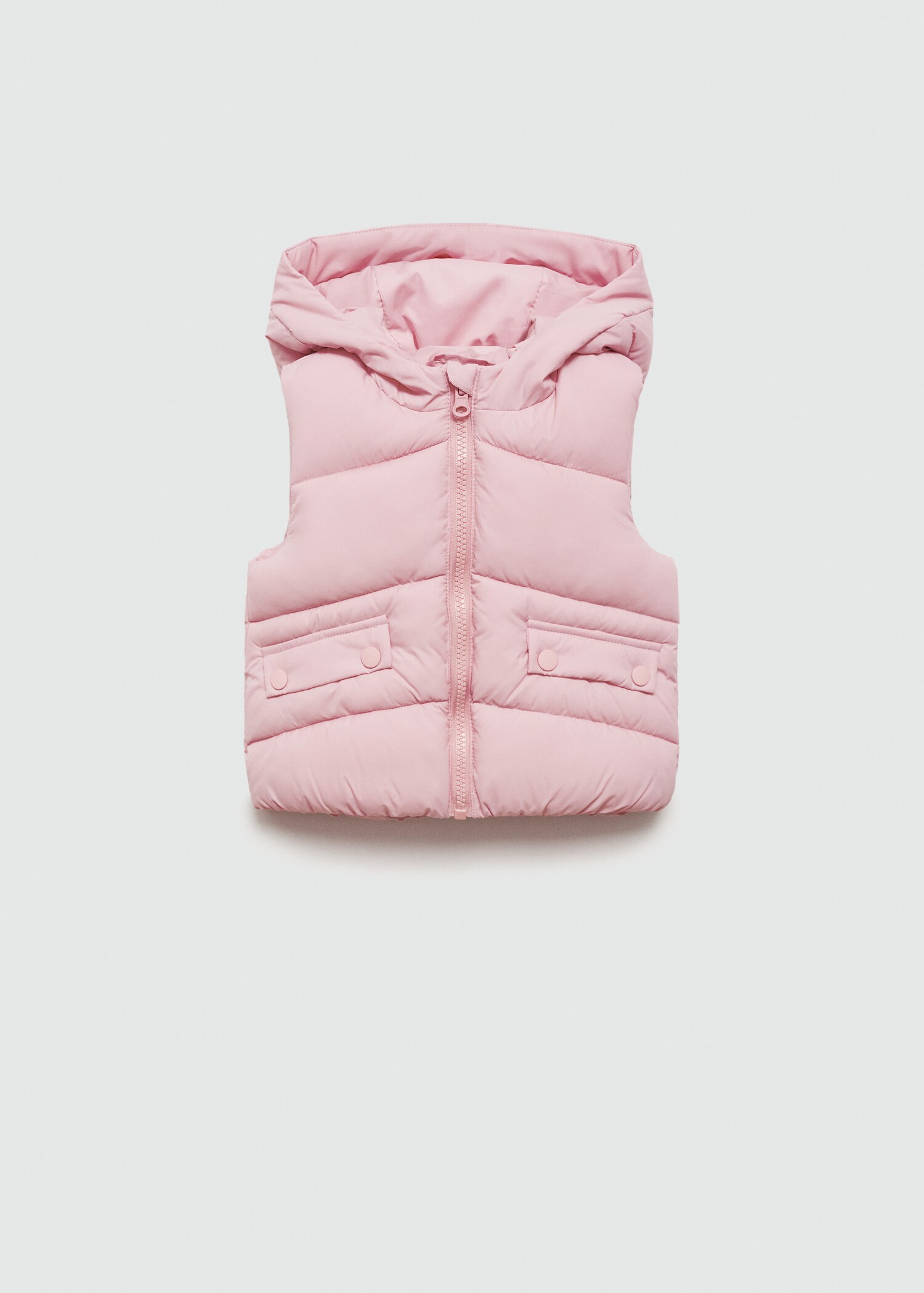 Padded fleece vest - Article without model