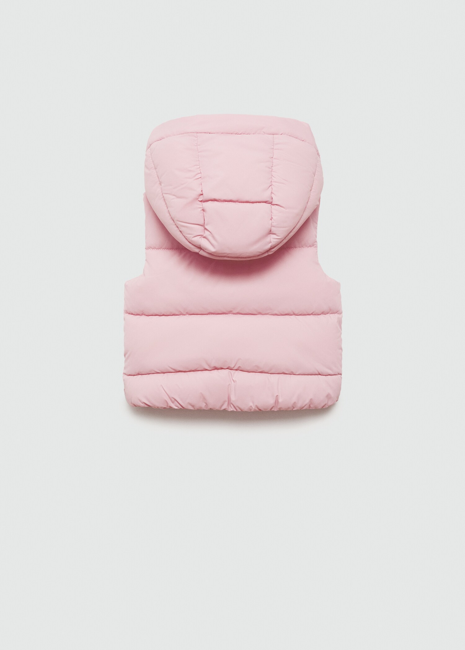 Padded fleece vest - Reverse of the article