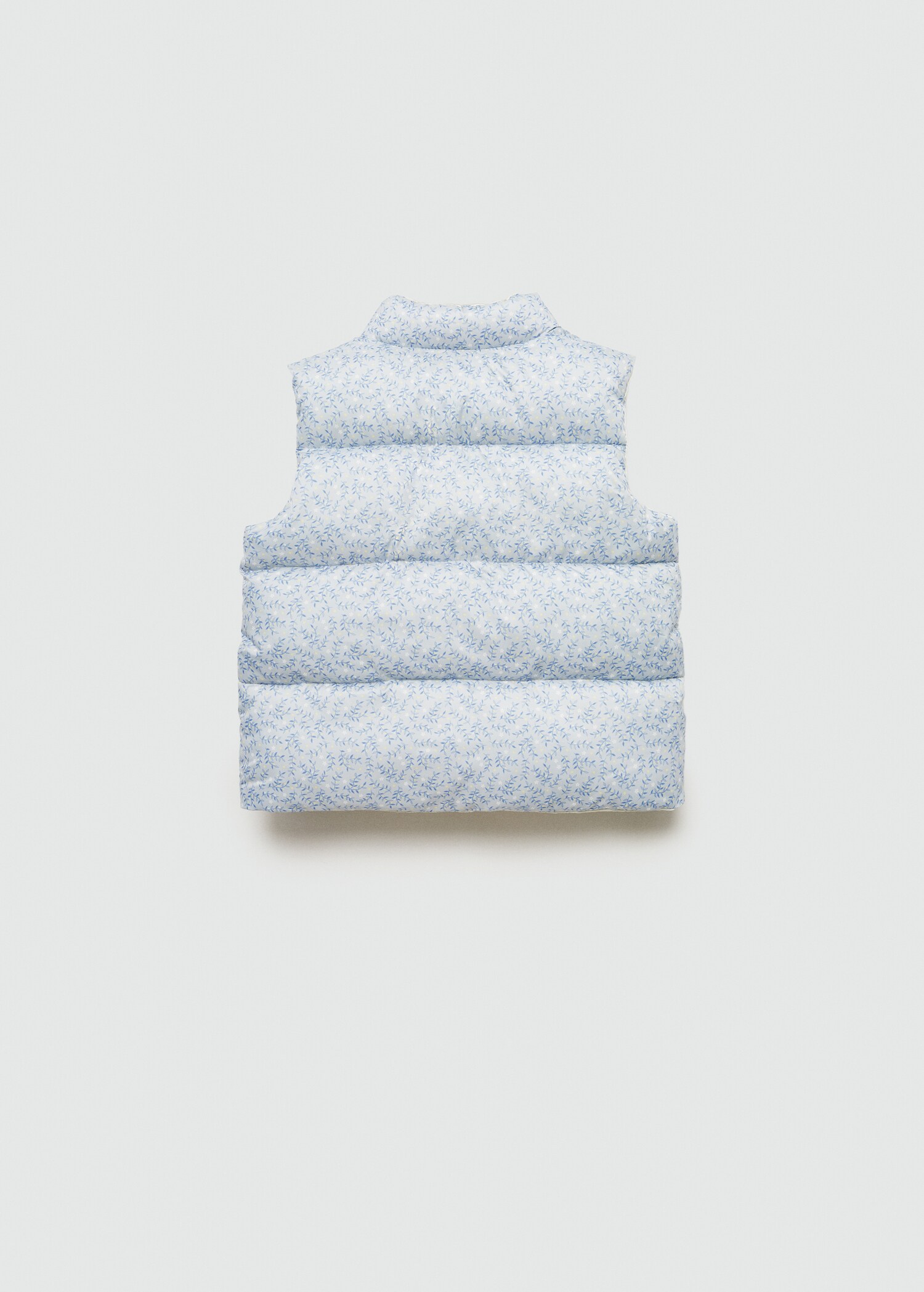 Reversible quilted gilet - Reverse of the article