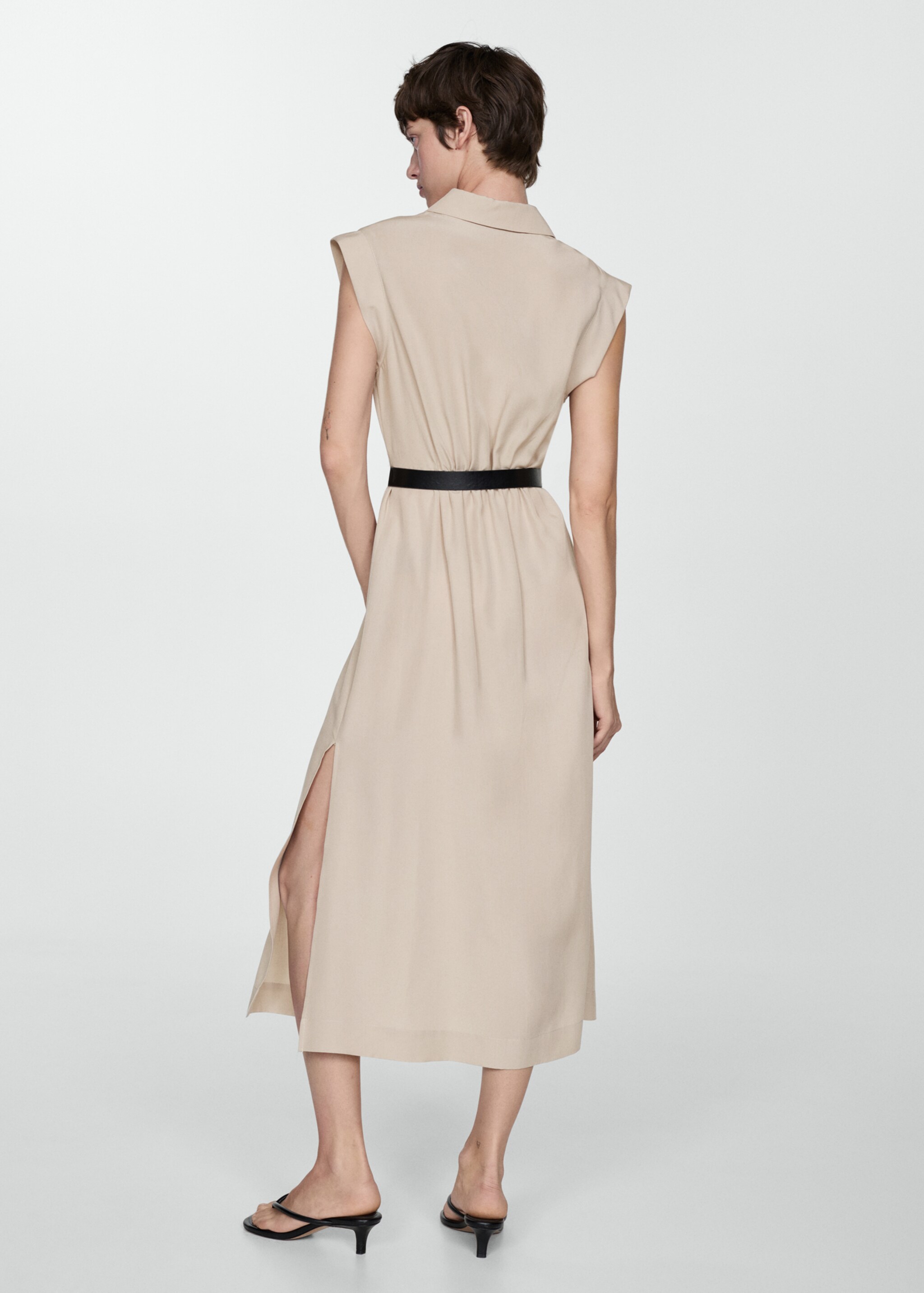 Robe Lyocell ceinture - Verso de l’article