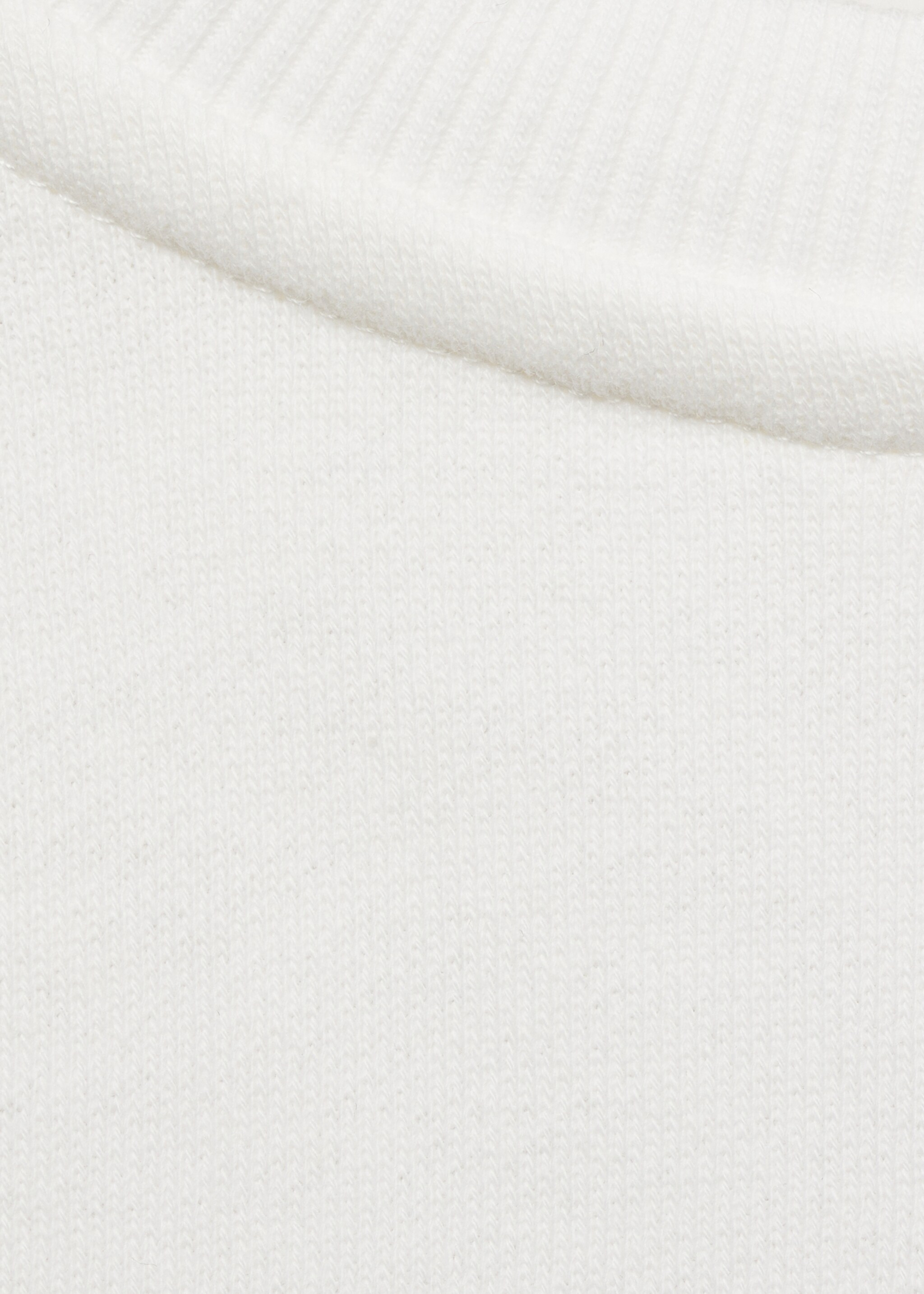Embroidered detail cotton sweatshirt - Details of the article 0, Off White. Ref: 77013276-00.