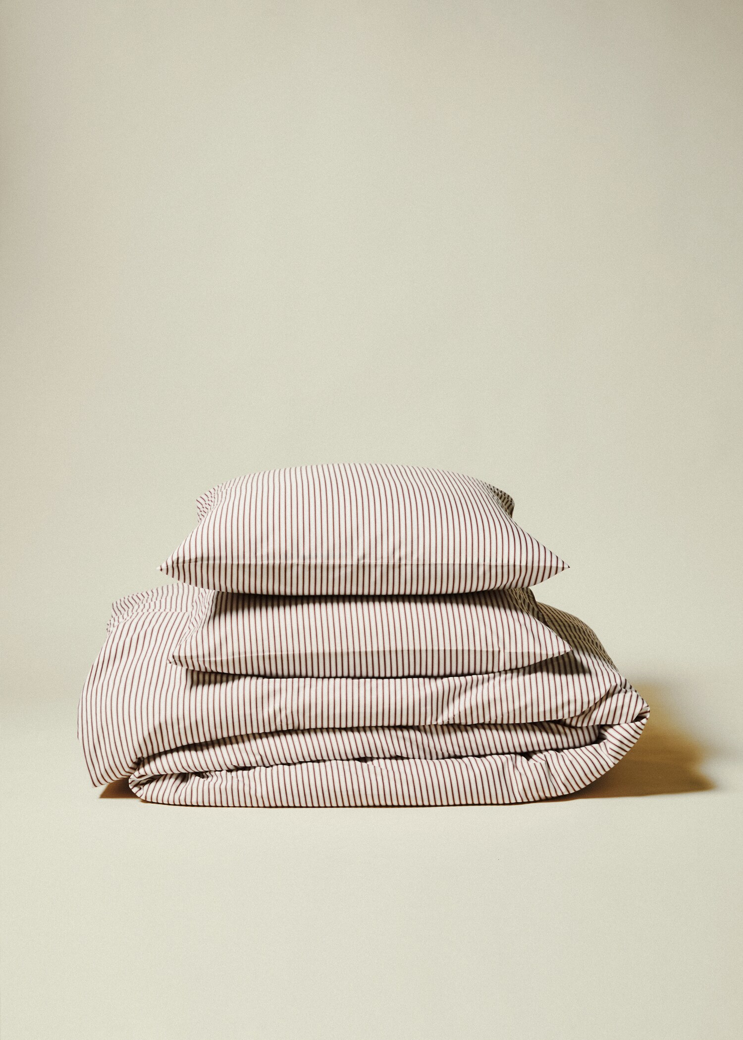 Percale cotton striped duvet cover for 90 cm bed - Details of the article 8