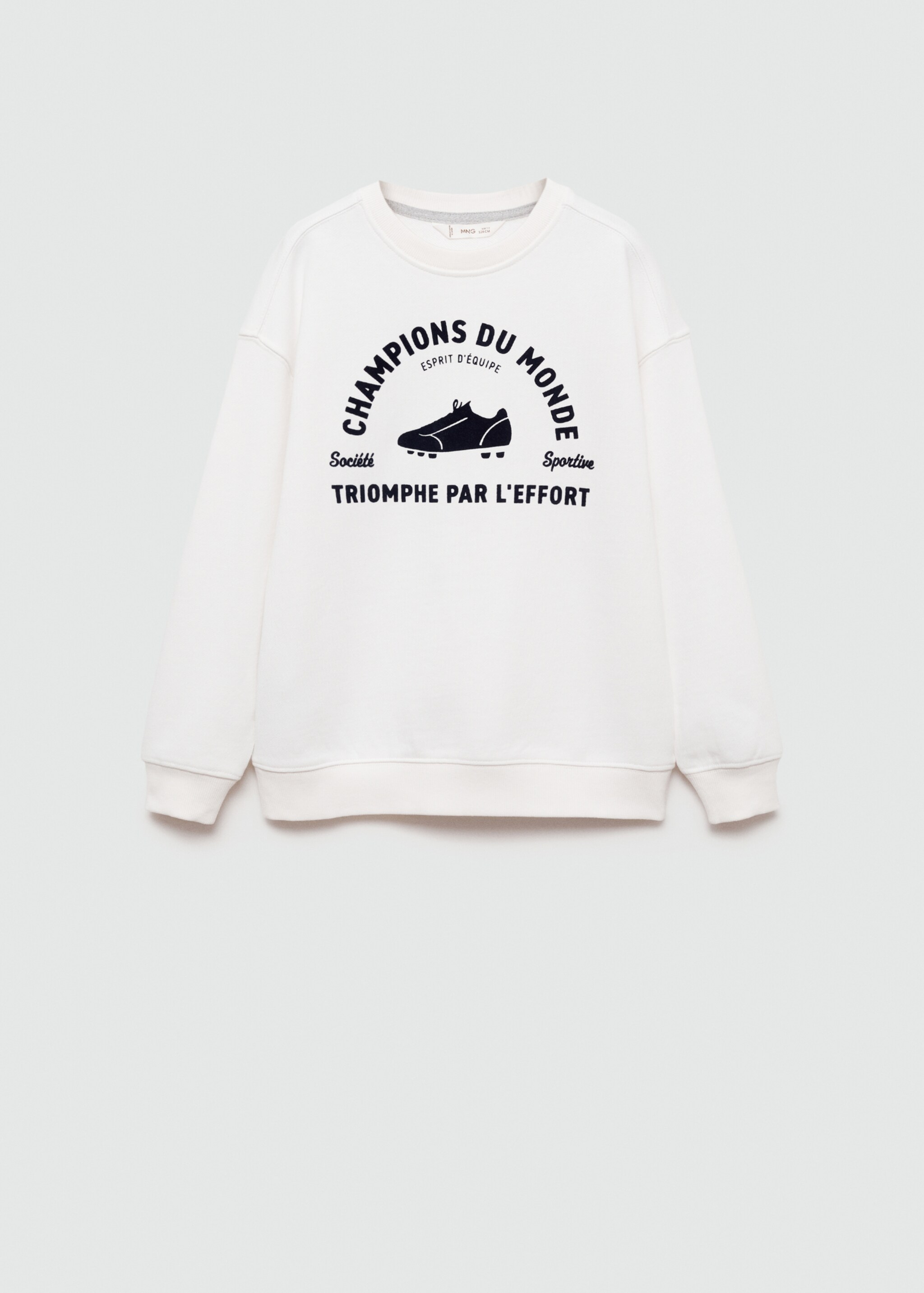 Printed cotton sweatshirt - Article without model