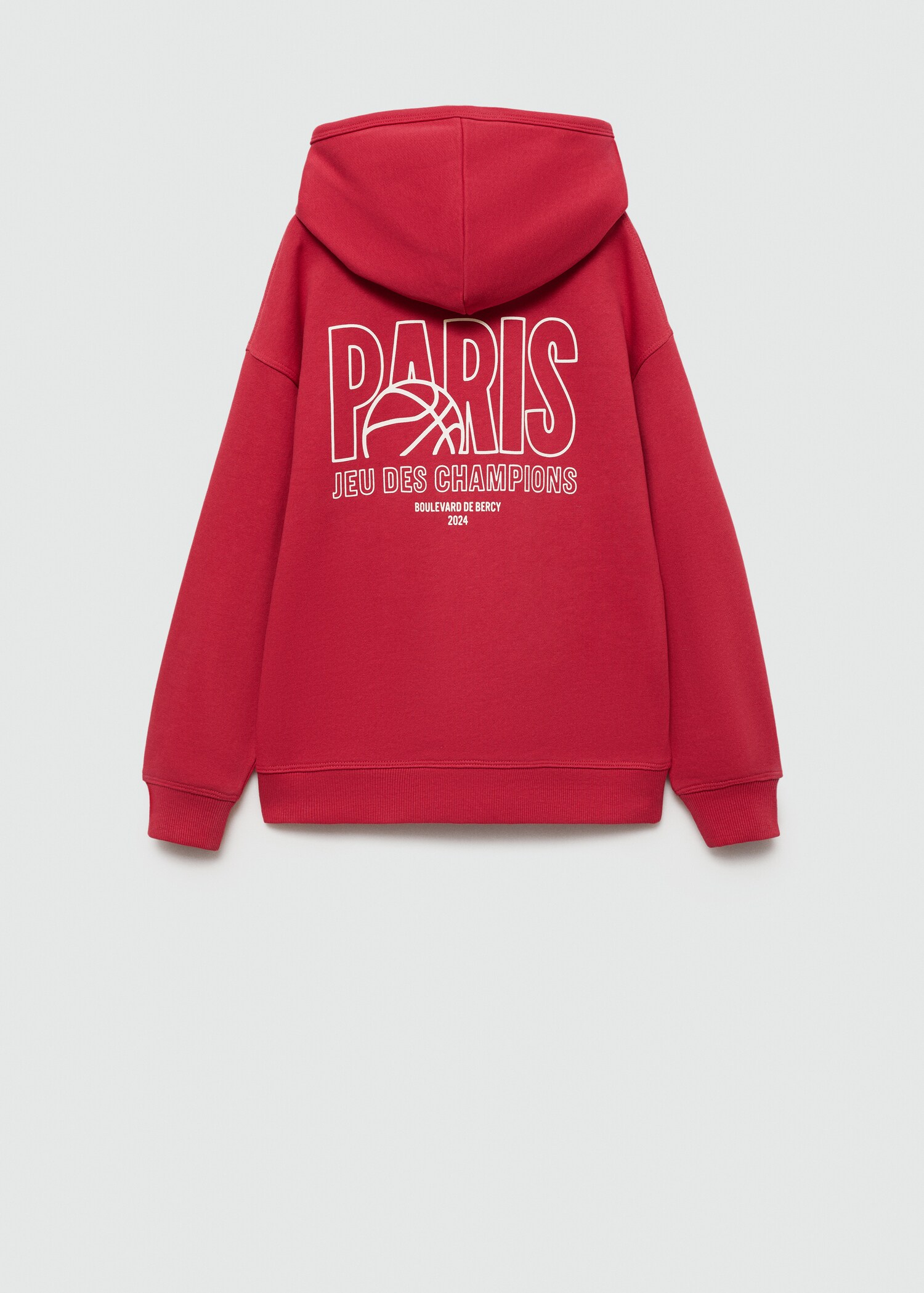 Printed cotton sweatshirt - Reverse of the article