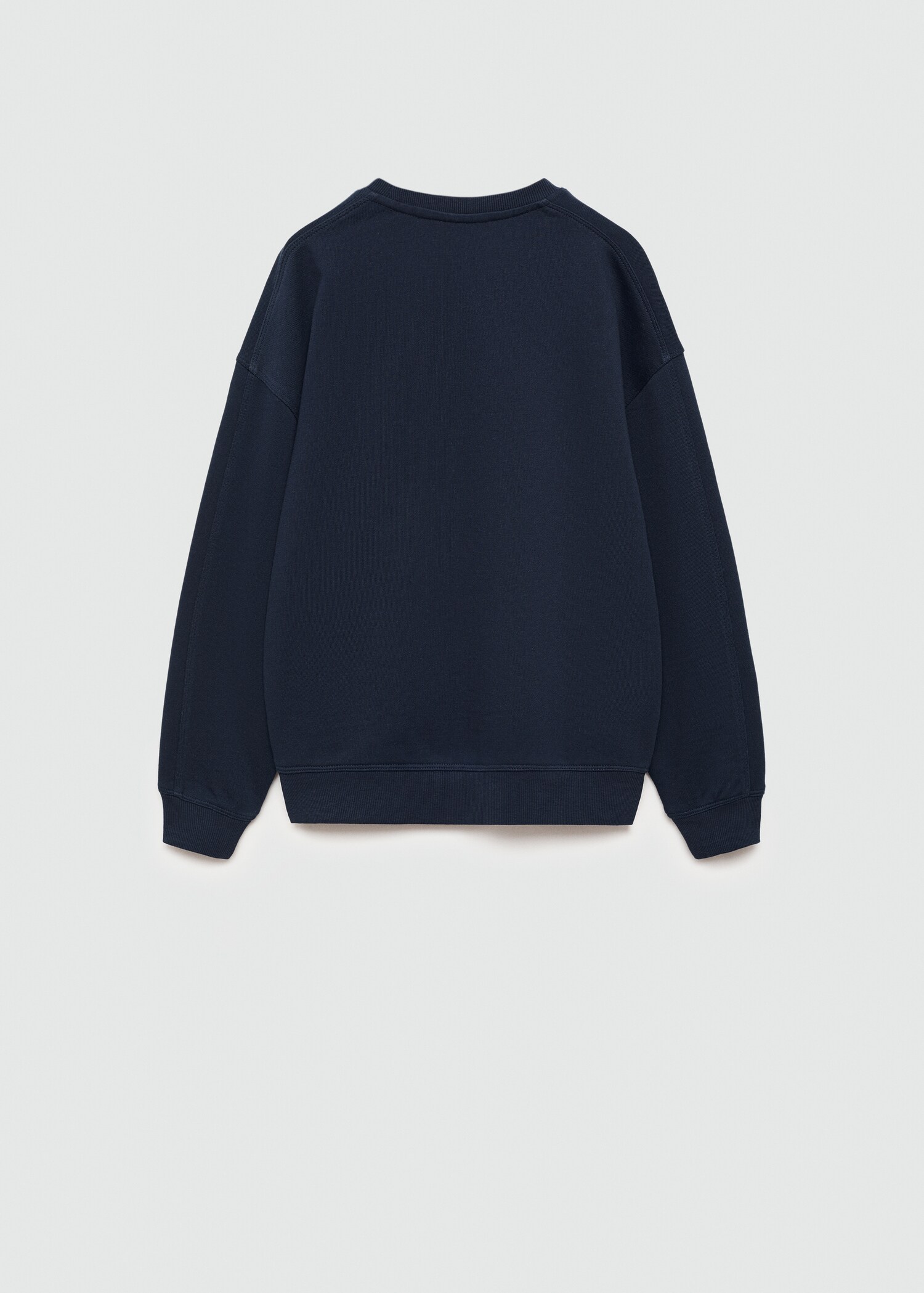 Embroidered message sweatshirt - Reverse of the article