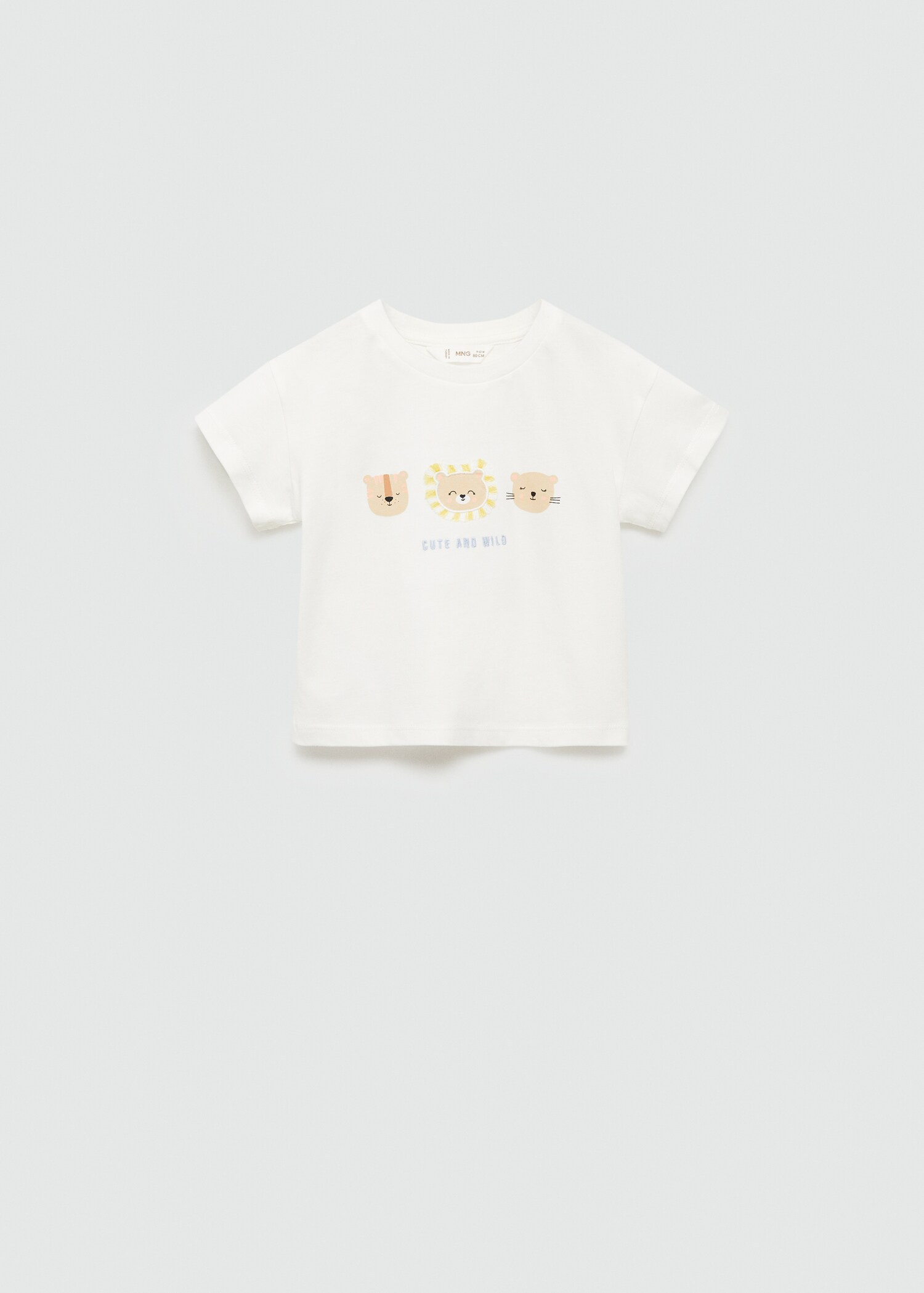 Baumwoll-T-Shirt mit Animal Print - Artikel ohne Model