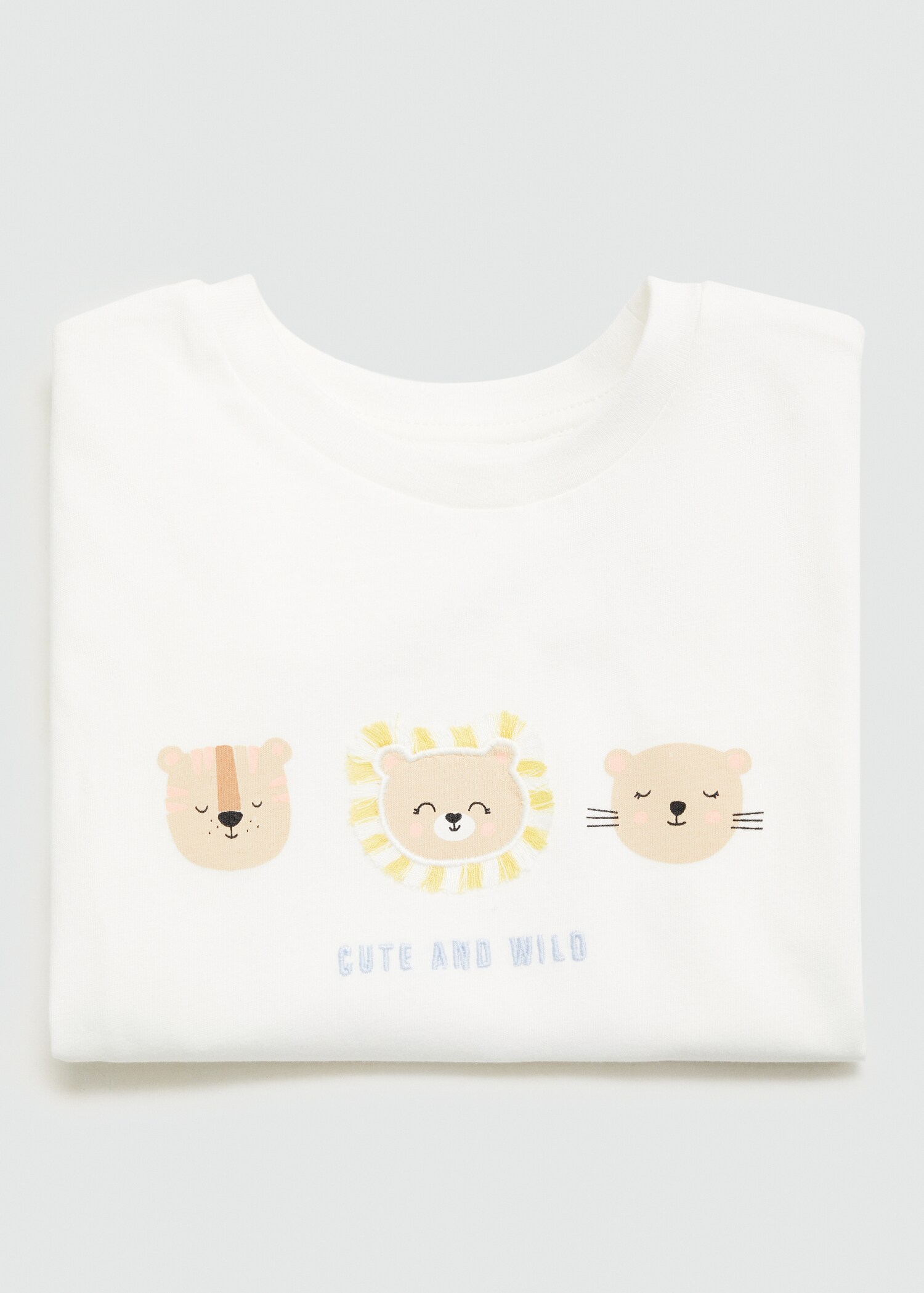 Baumwoll-T-Shirt mit Animal Print - Detail des Artikels 0