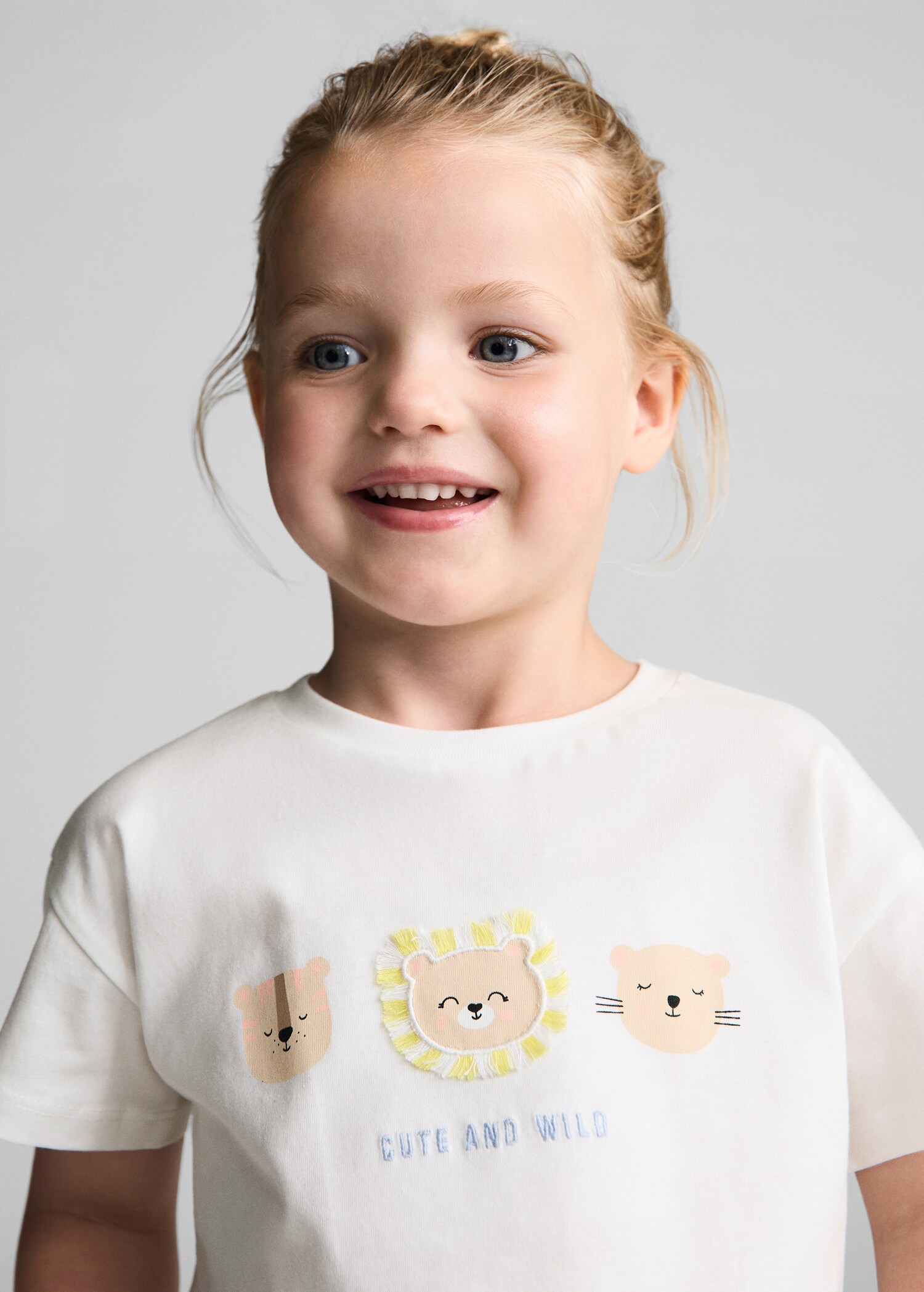 Baumwoll-T-Shirt mit Animal Print - Detail des Artikels 1