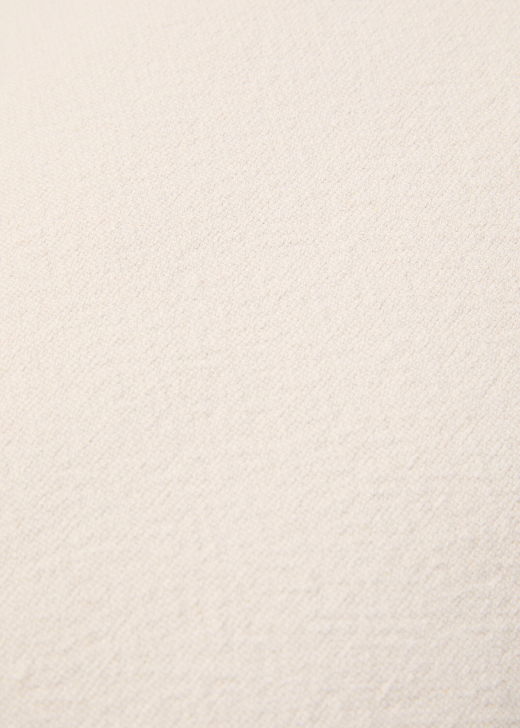 Kissenhülle aus Baumwoll-Leinengemisch 40 x 60 cm - Detail des Artikels 3, Sandfarben. Ref: 77013290-00.